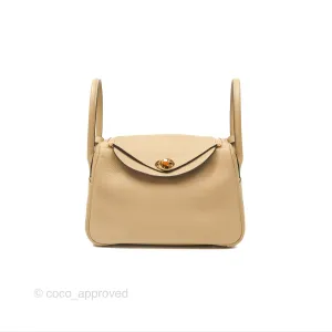 Herms Lindy 26 Trench Clemence Gold Hardware