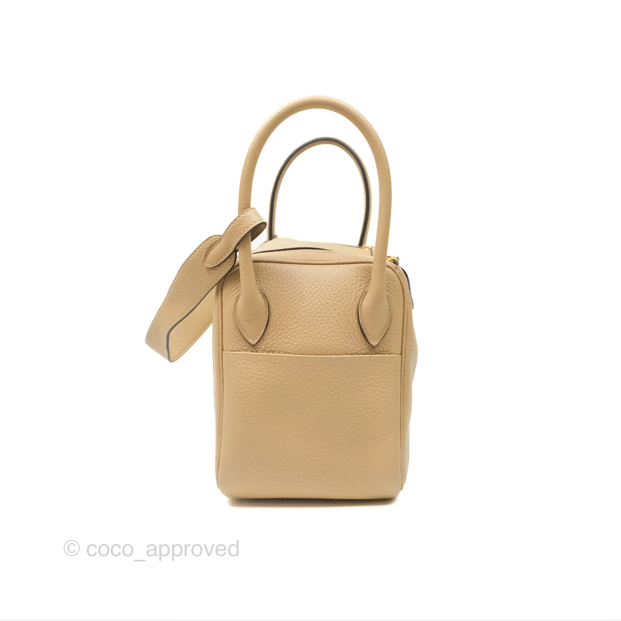 Herms Lindy 26 Trench Clemence Gold Hardware