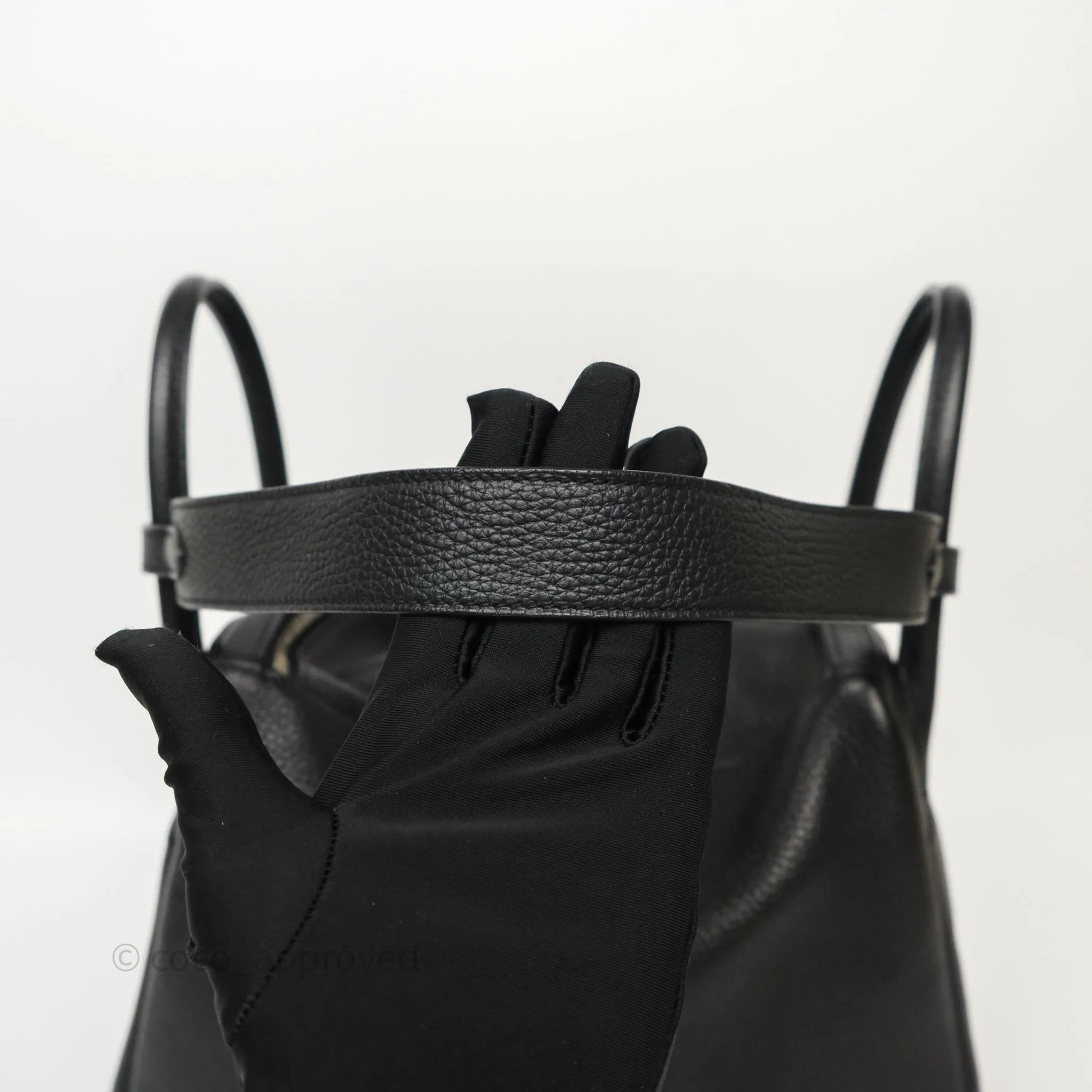 Herms Lindy 30 Black Clemence Palladium Hardware