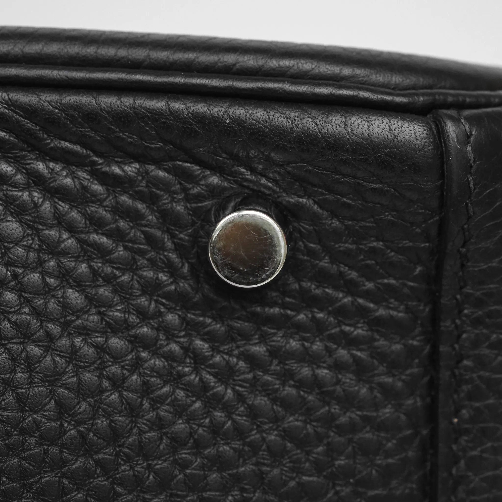 Herms Lindy 30 Black Clemence Palladium Hardware