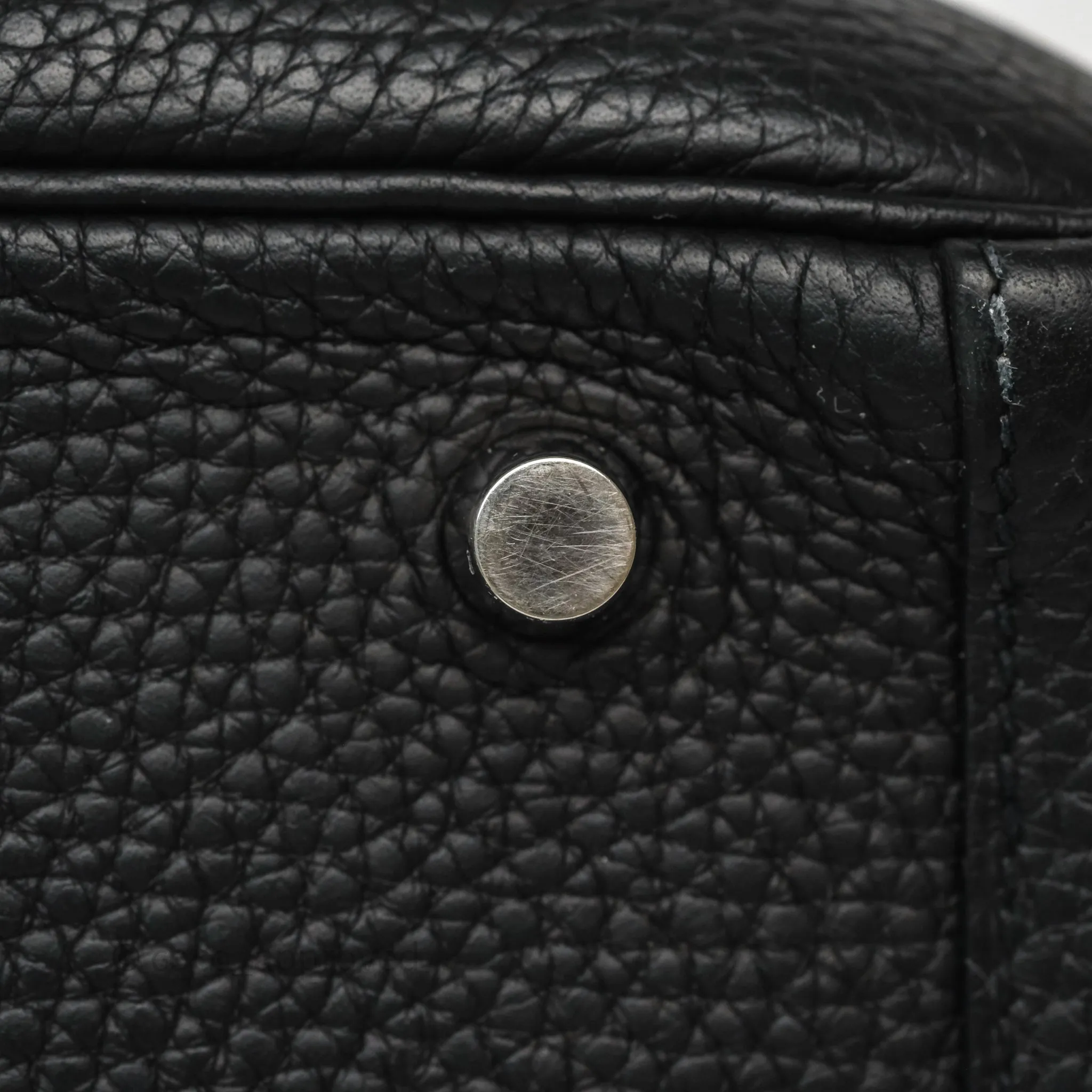 Herms Lindy 30 Black Clemence Palladium Hardware