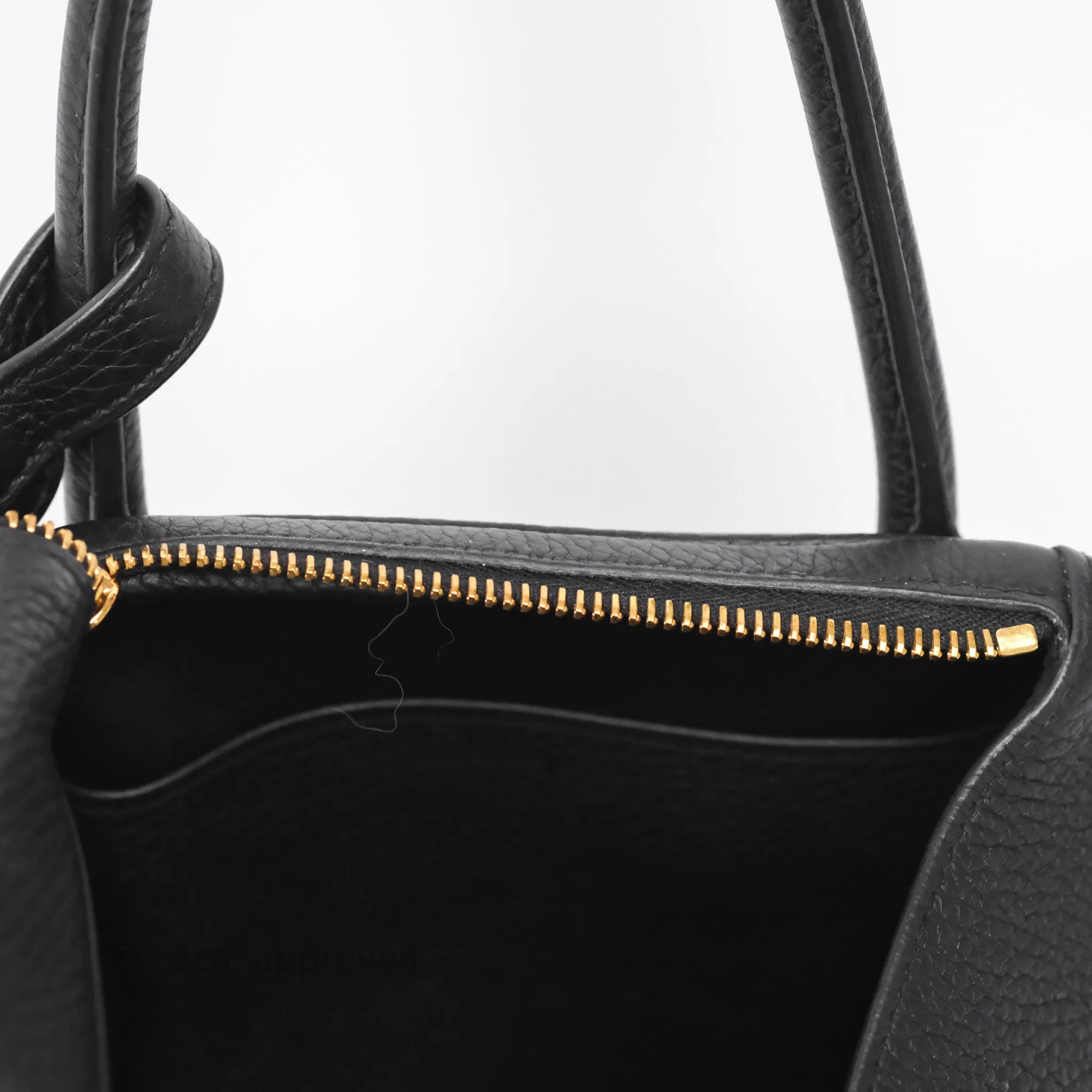 Herms Lindy 30 Black Noir 89 Clemence Gold Hardware