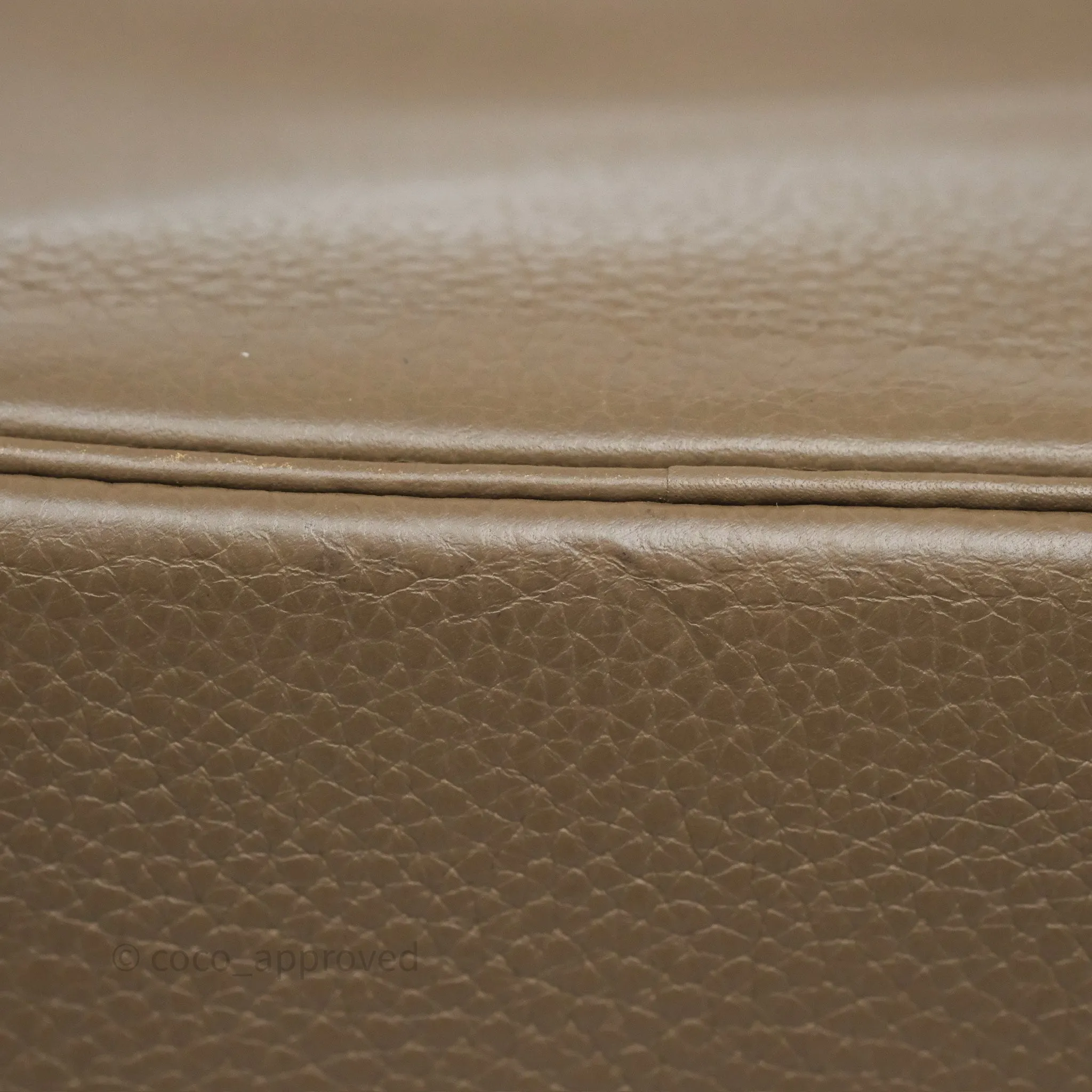 Herms Lindy 30 Etoupe 18 Clemence Palladium Hardware