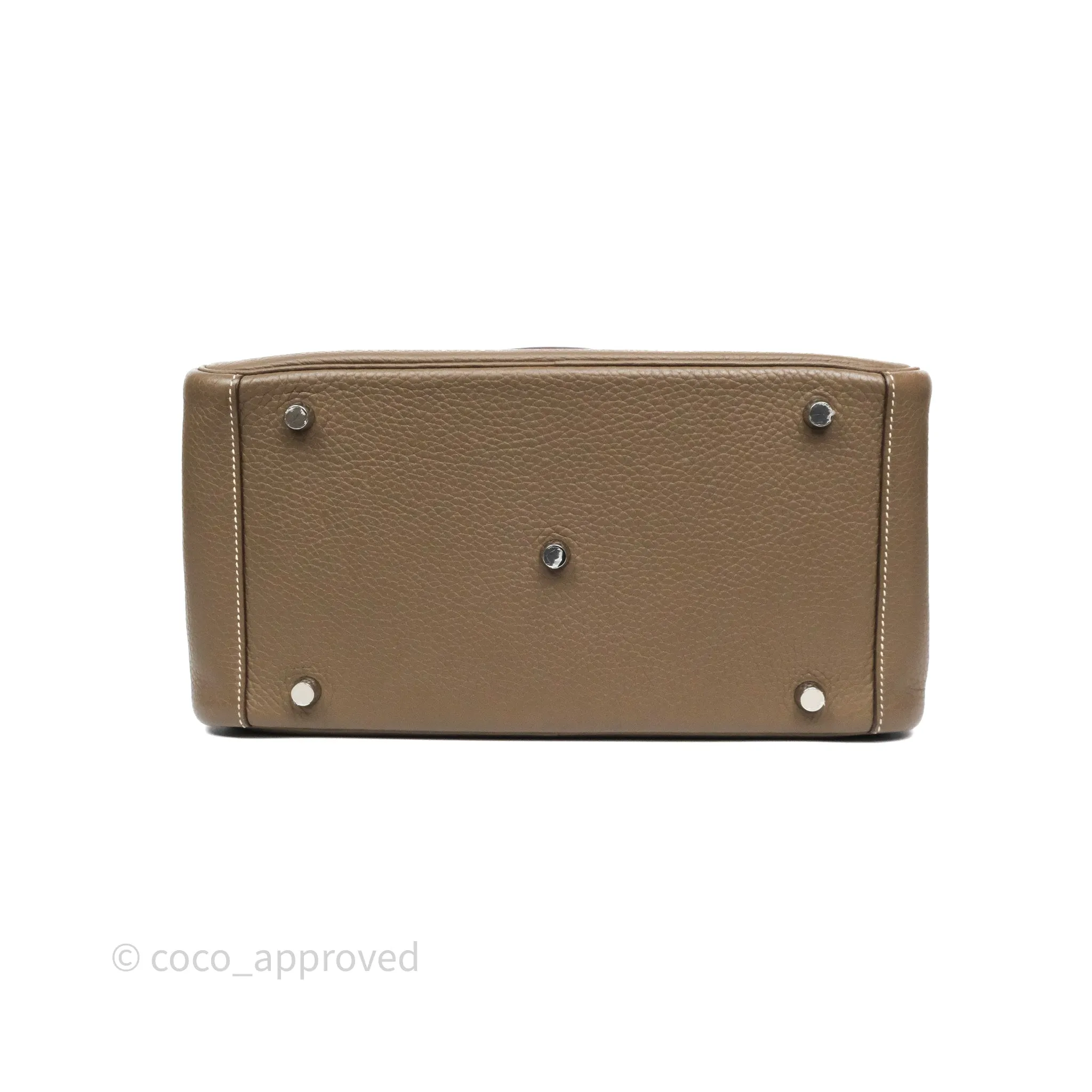 Herms Lindy 30 Etoupe 18 Clemence Palladium Hardware