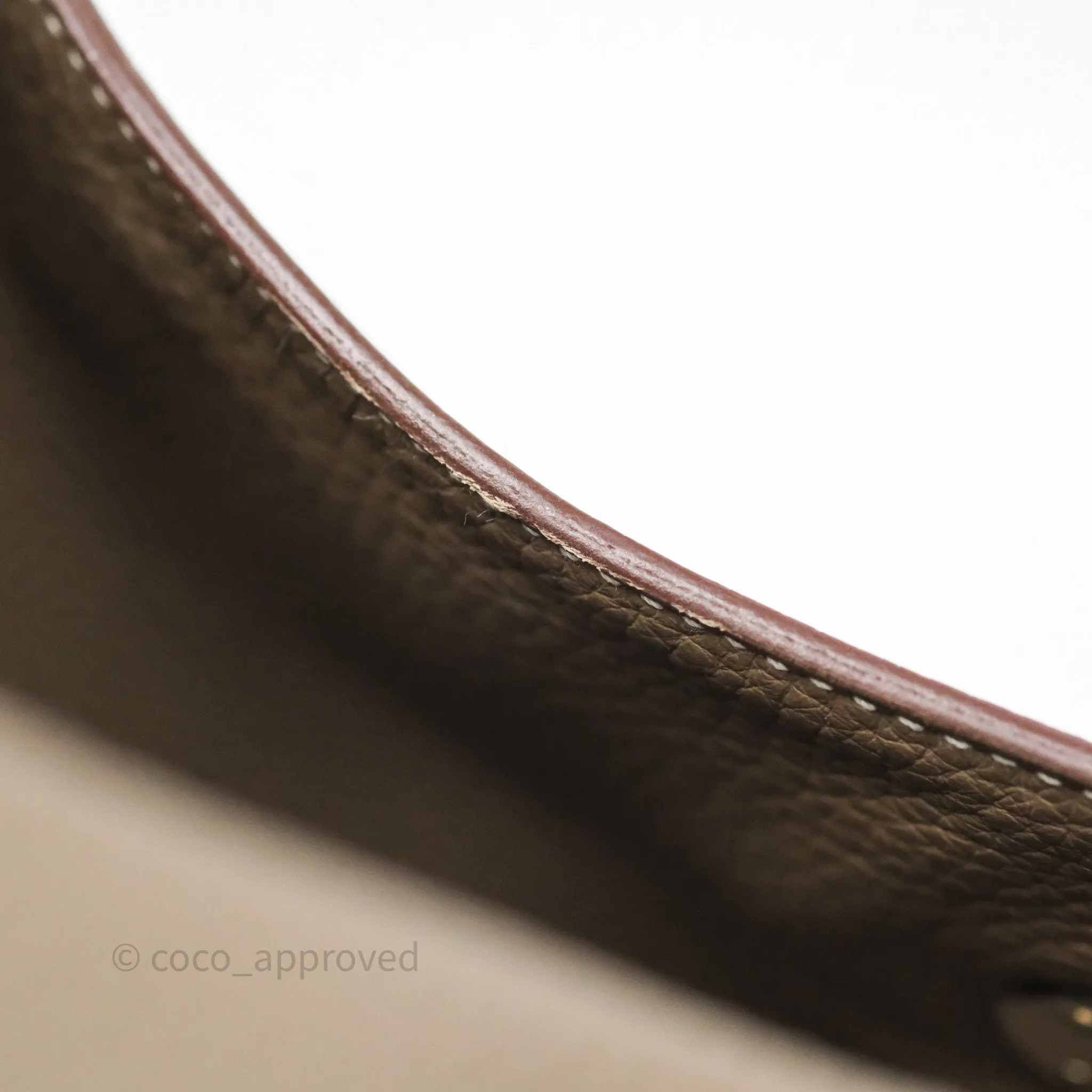 Herms Lindy 30 Etoupe 18 Clemence Palladium Hardware