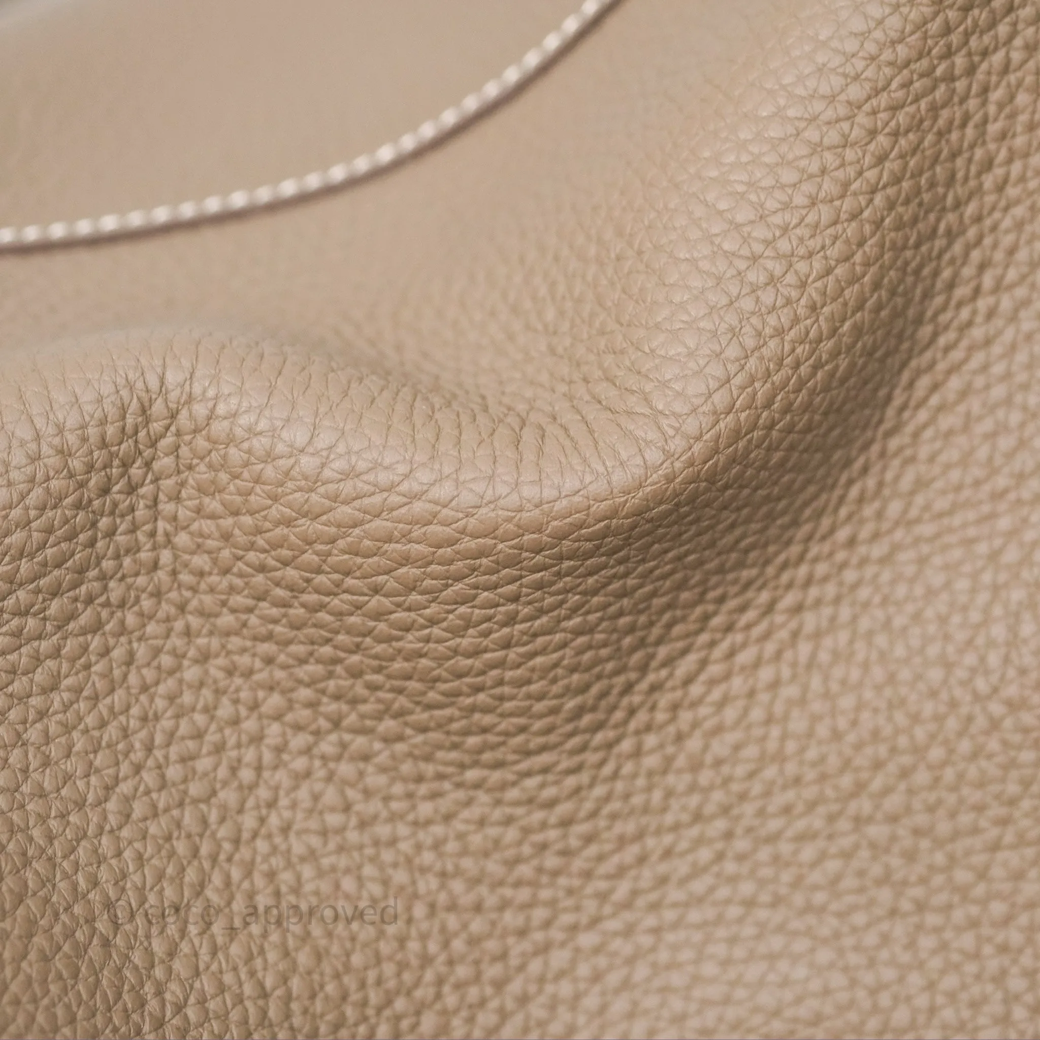 Herms Lindy 30 Etoupe 18 Clemence Palladium Hardware