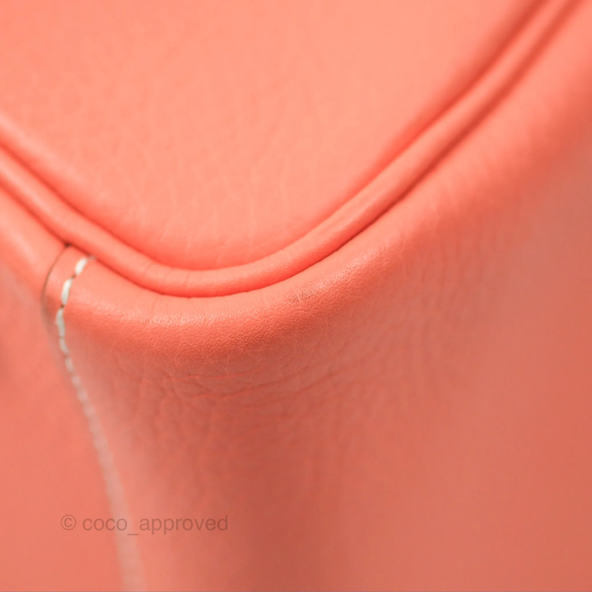 Herms Lindy 30 Flamingo Clemence Palladium Hardware