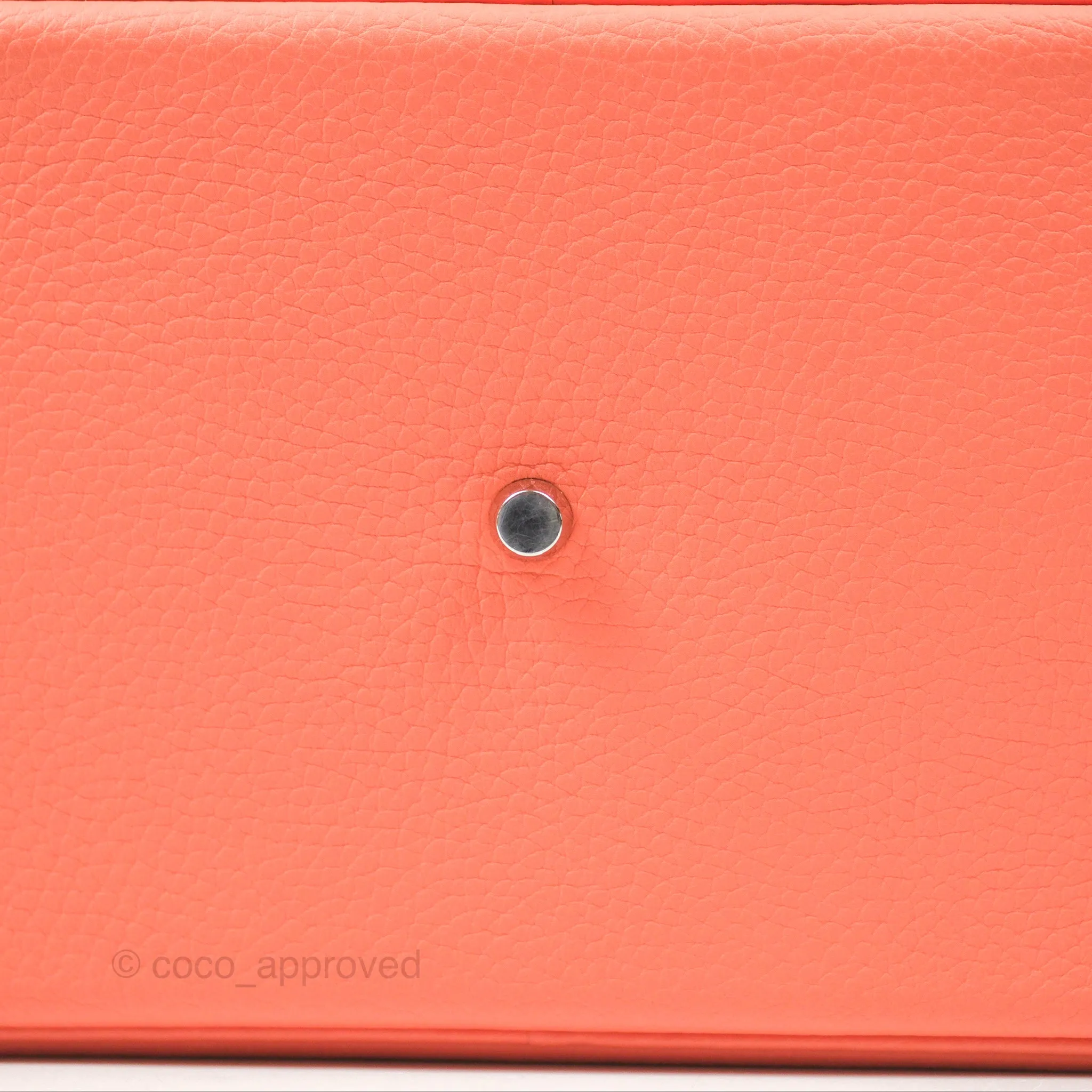 Herms Lindy 30 Flamingo Clemence Palladium Hardware