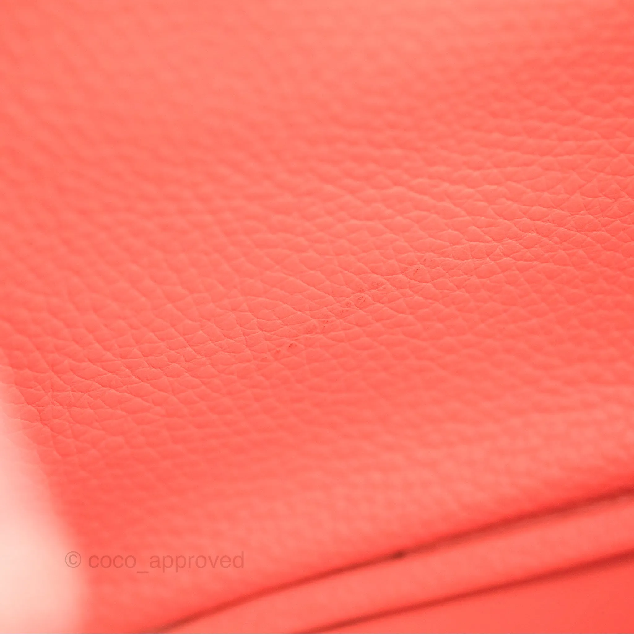 Herms Lindy 30 Flamingo Clemence Palladium Hardware