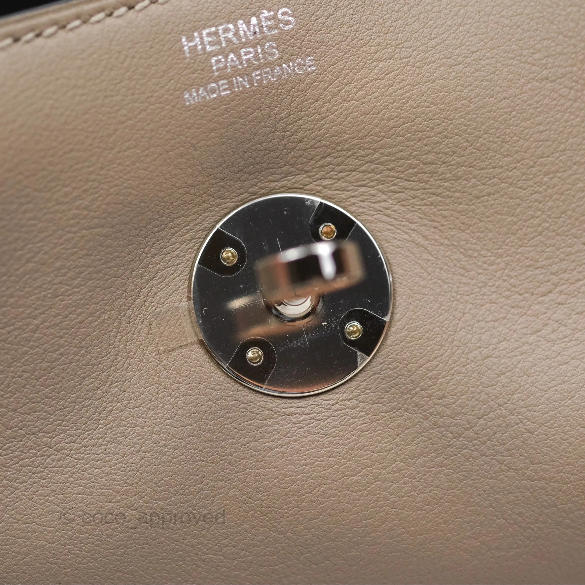Herms Lindy 30 Gris Asphalte M8/ Blue Indigo 76 Swift Palladium Hardware