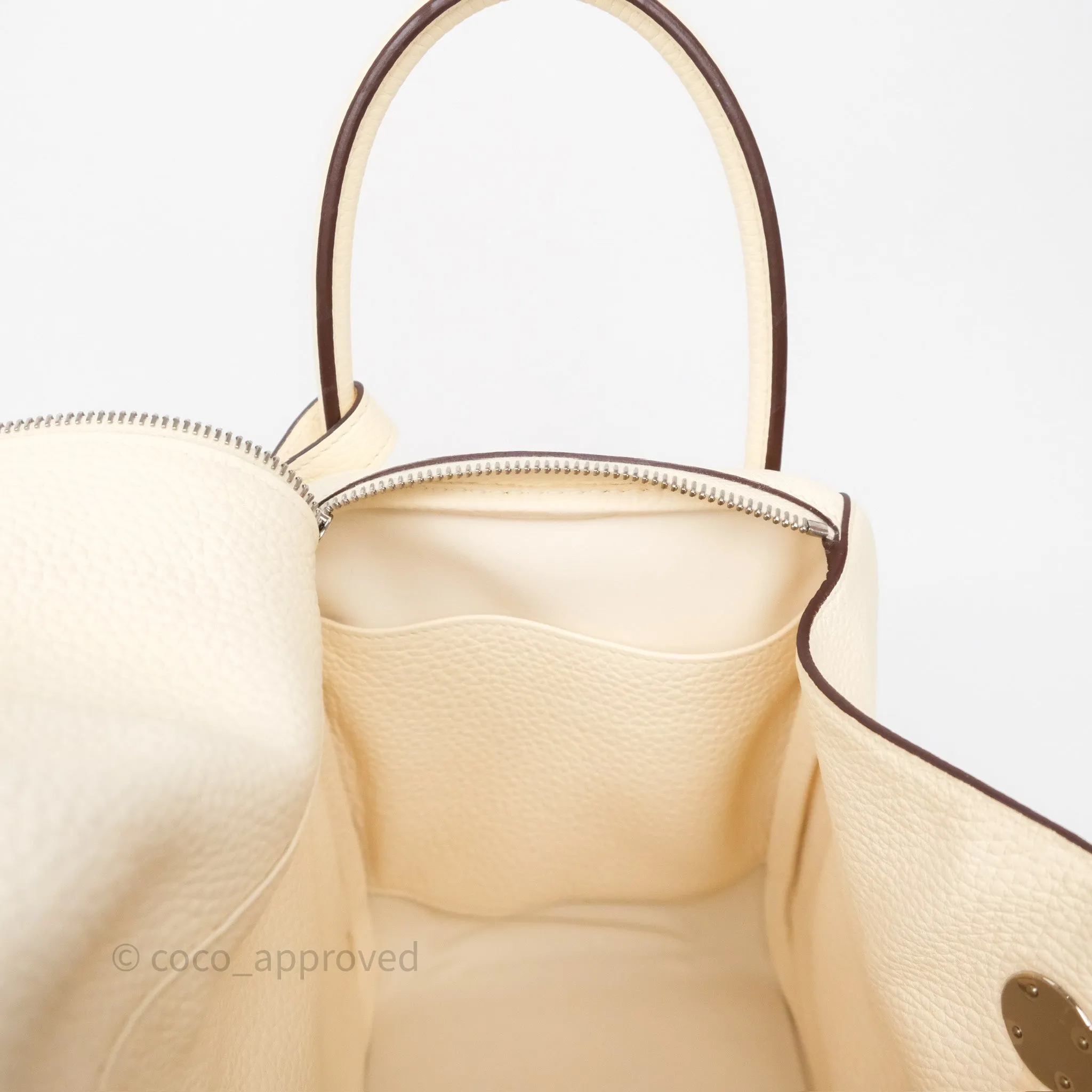 Herms Lindy 30 Nata I2 Clemence Palladium Hardware