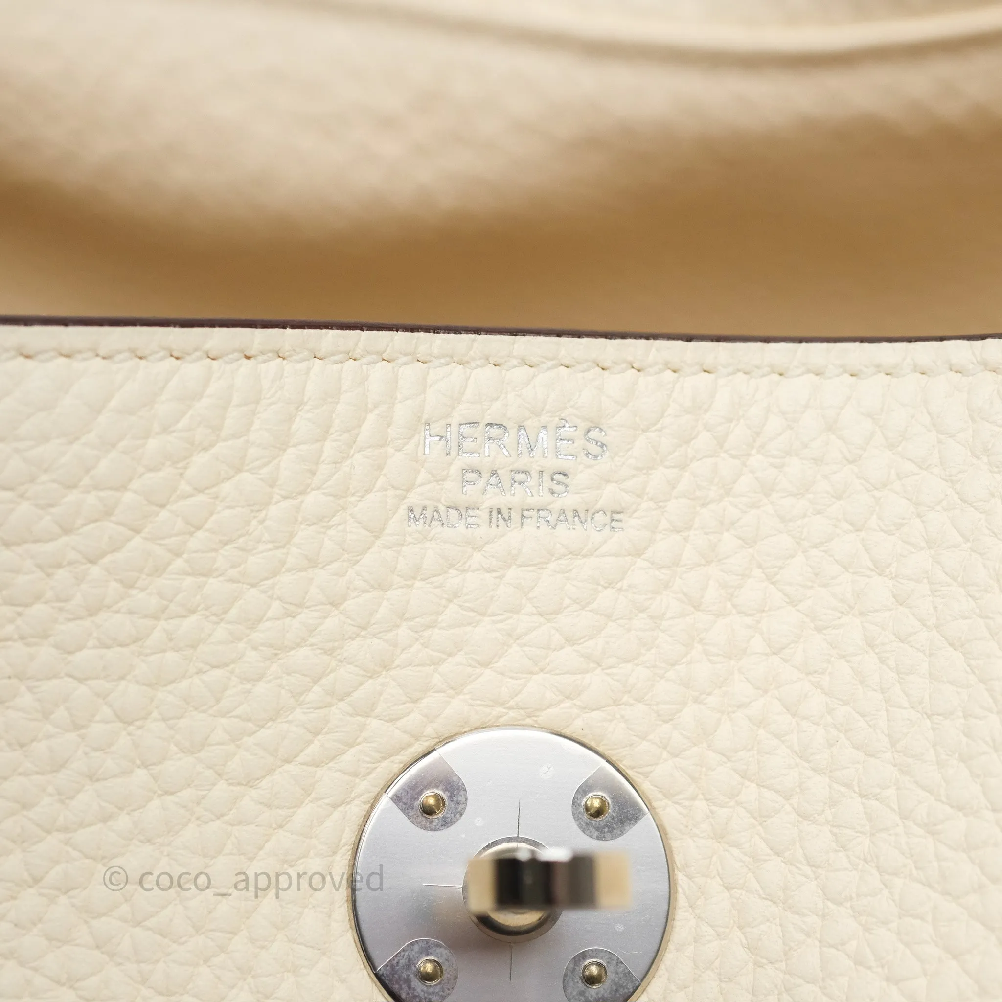 Herms Lindy 30 Nata I2 Clemence Palladium Hardware