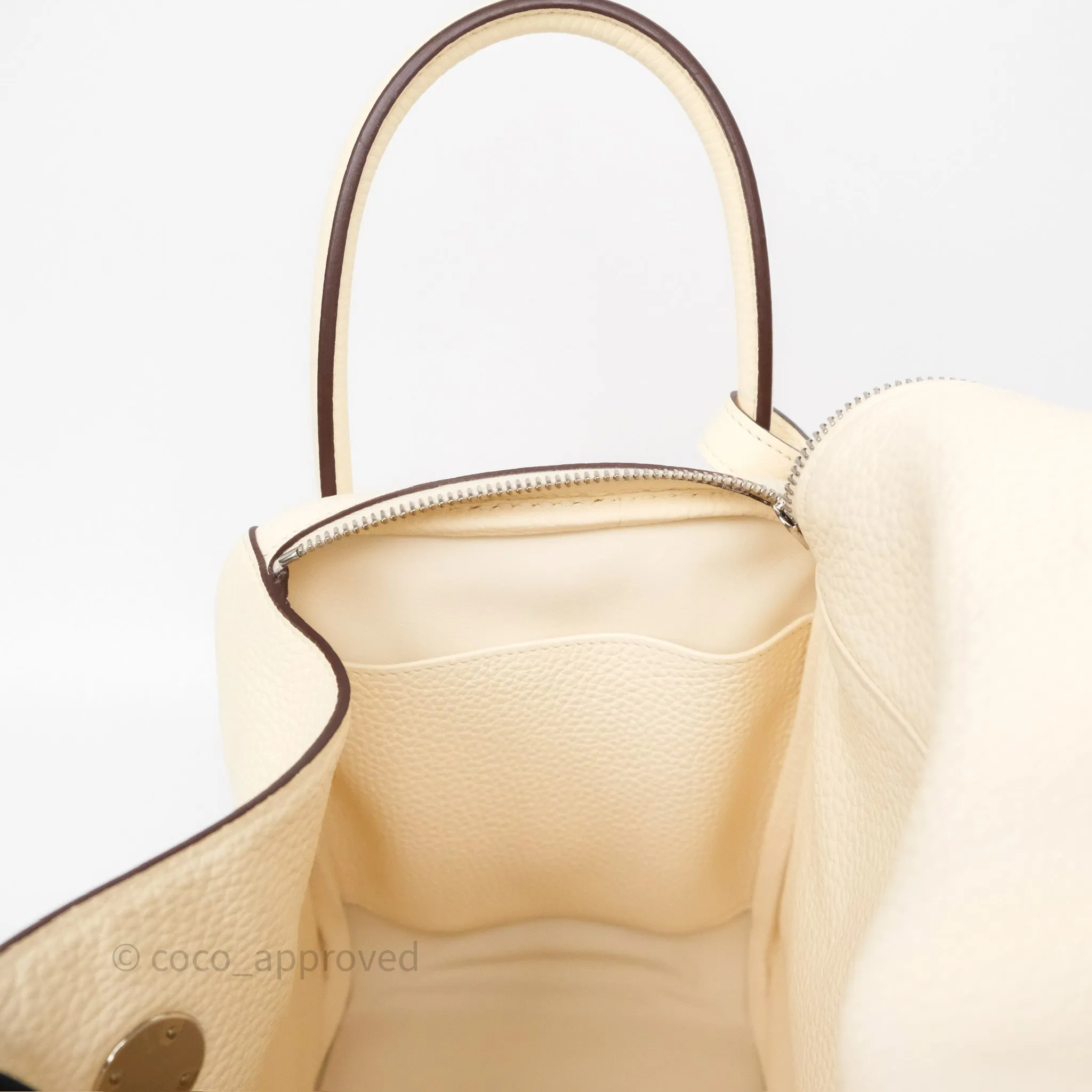 Herms Lindy 30 Nata I2 Clemence Palladium Hardware