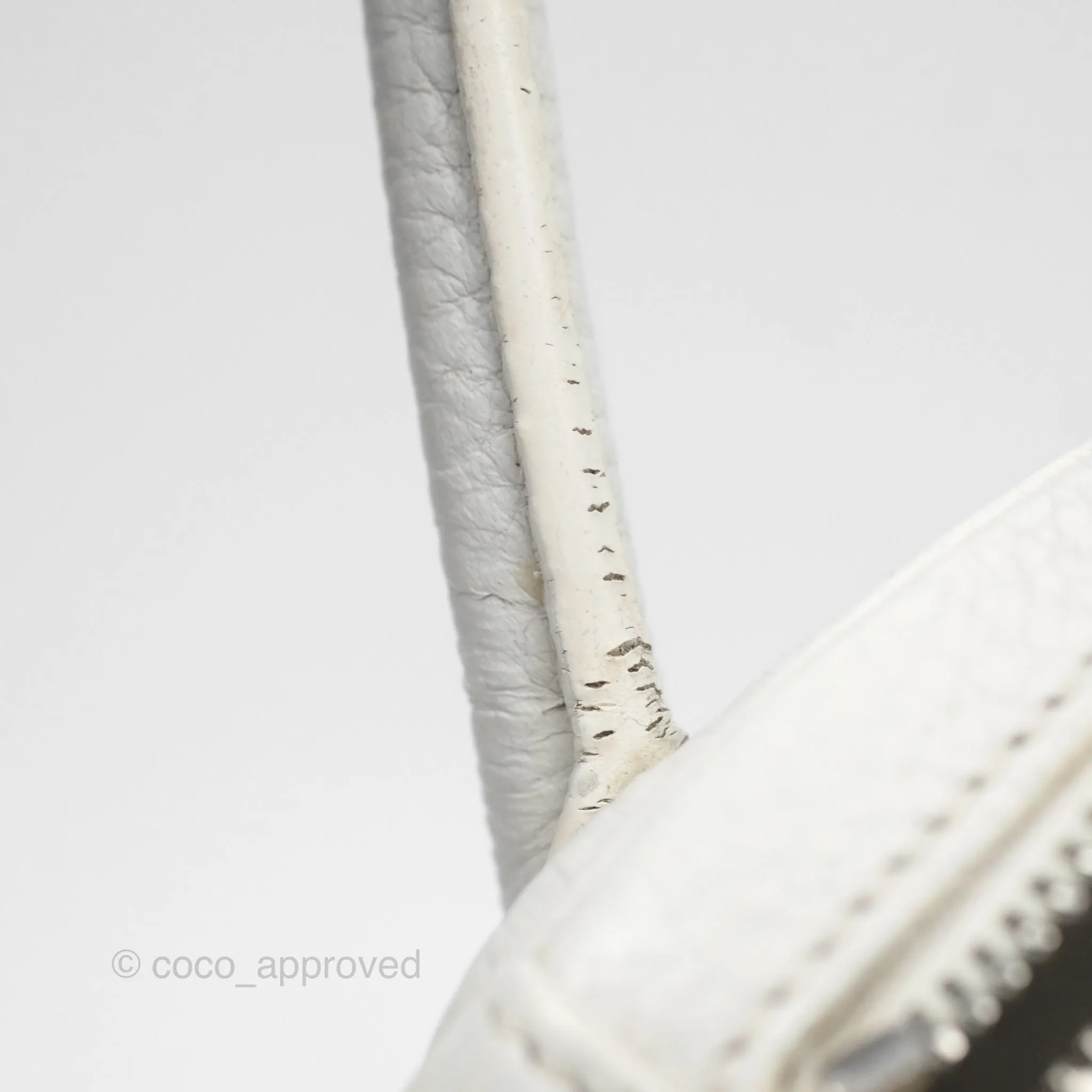 Herms Lindy 30 White Clemence Palladium Hardware