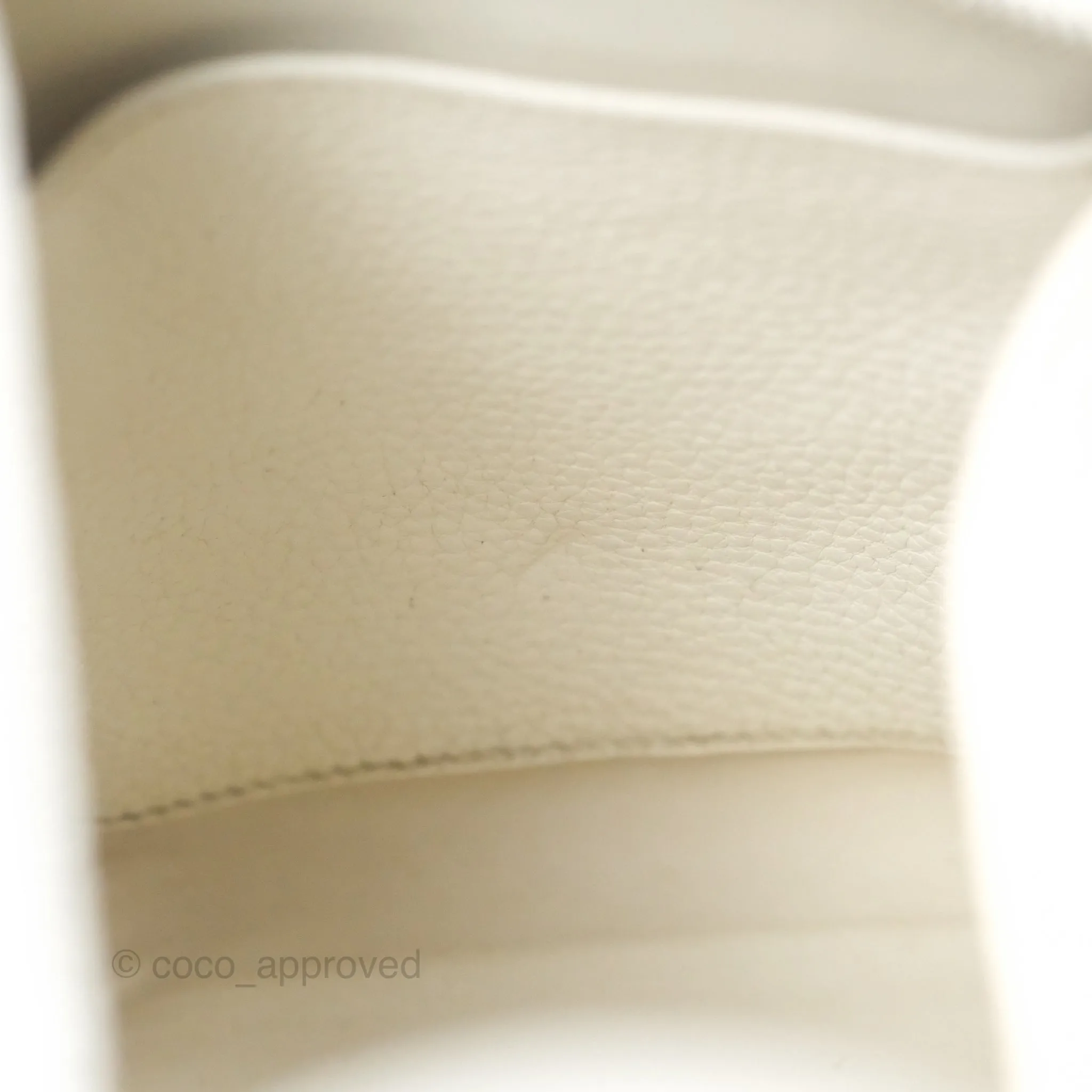 Herms Lindy 30 White Clemence Palladium Hardware