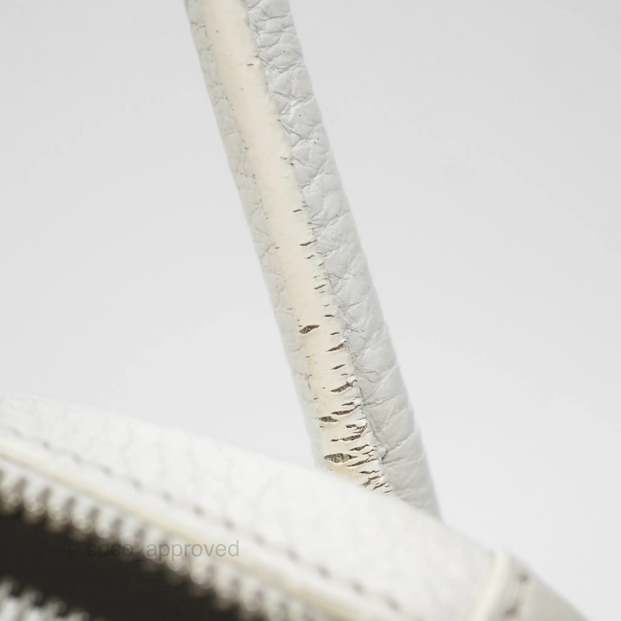 Herms Lindy 30 White Clemence Palladium Hardware