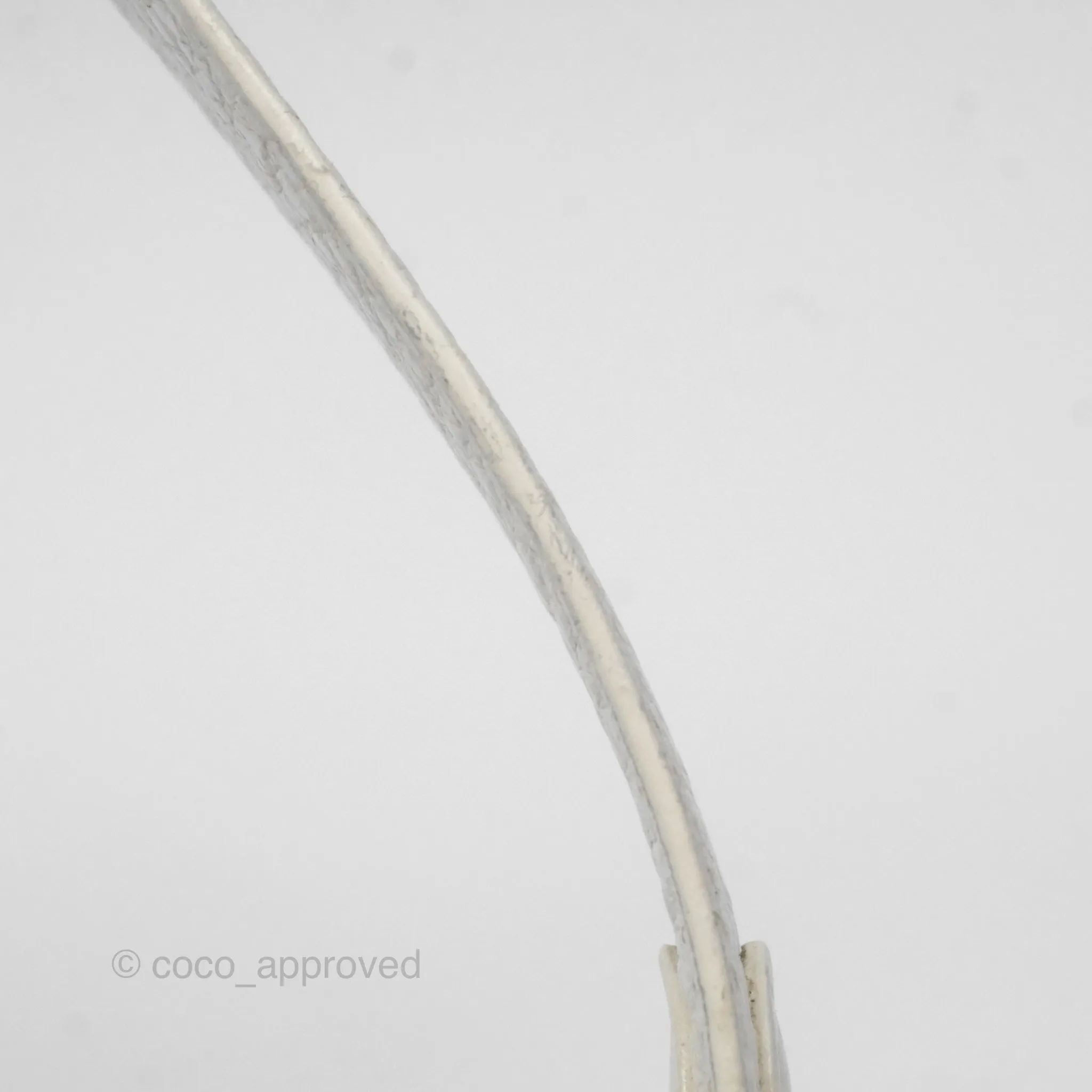 Herms Lindy 30 White Clemence Palladium Hardware