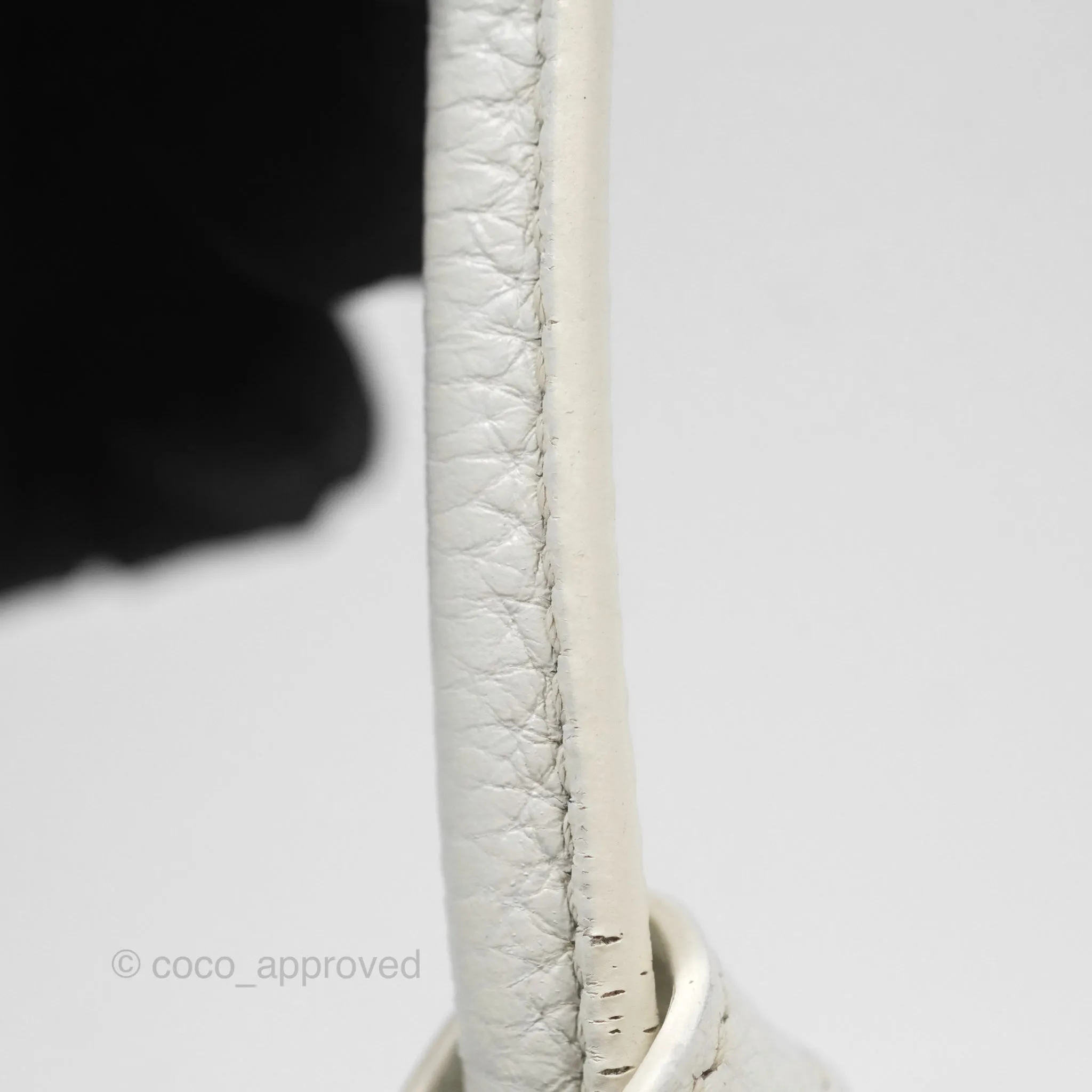 Herms Lindy 30 White Clemence Palladium Hardware