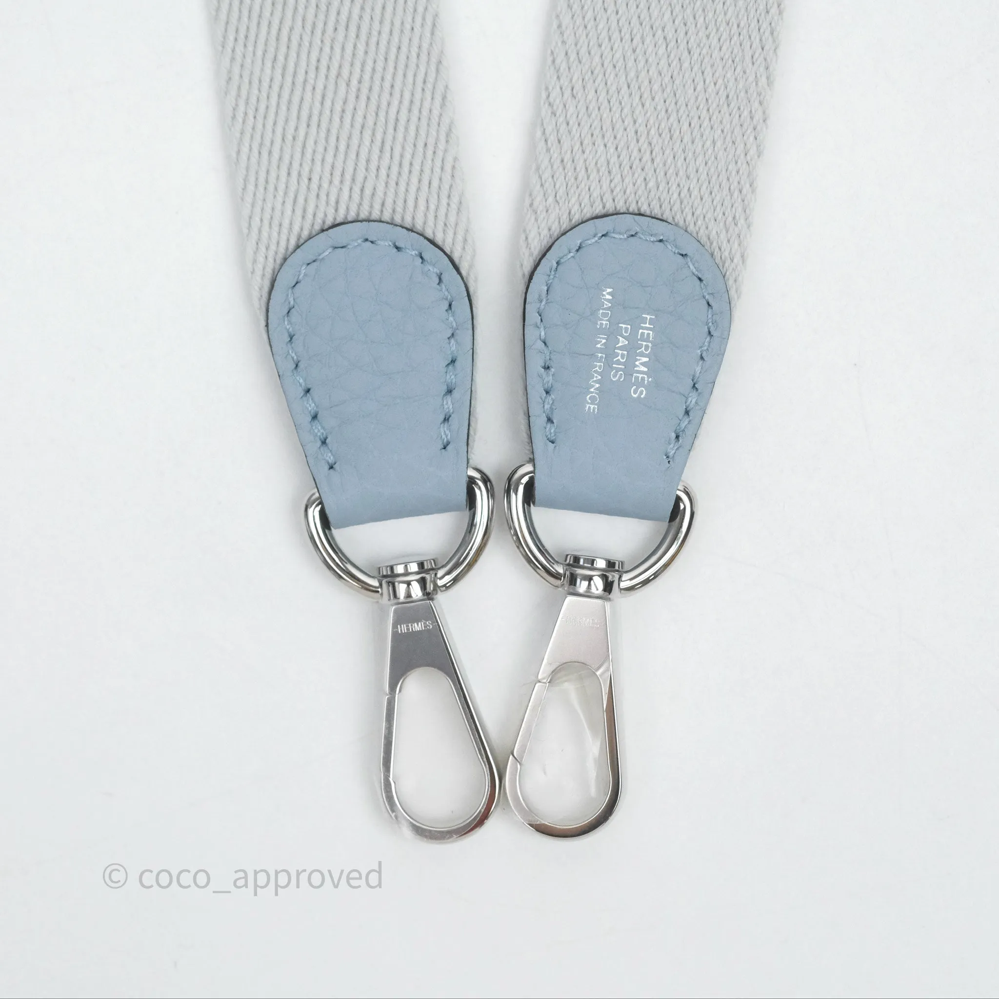 Herms Mini Evelyne 16 Amazone Bleu Lin Taurillon Clemence Palladium Hardware