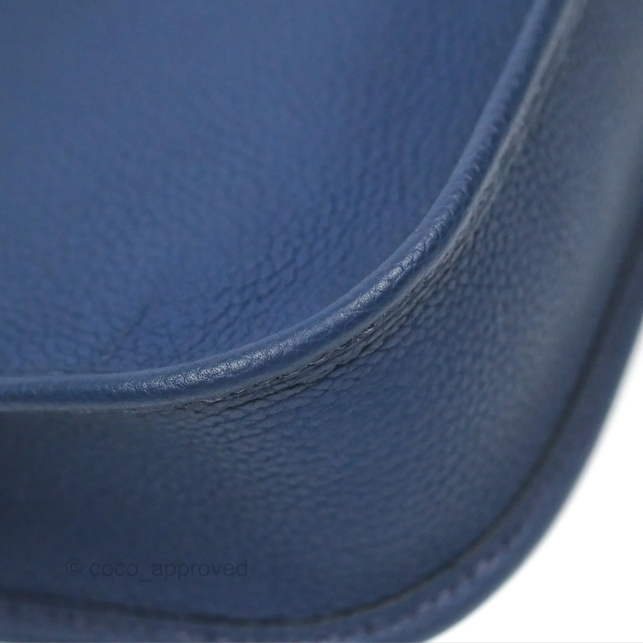 Herms Mini Evelyne 16 Amazone Bleu Saphir/ Bleu Indigo Gold Hardware