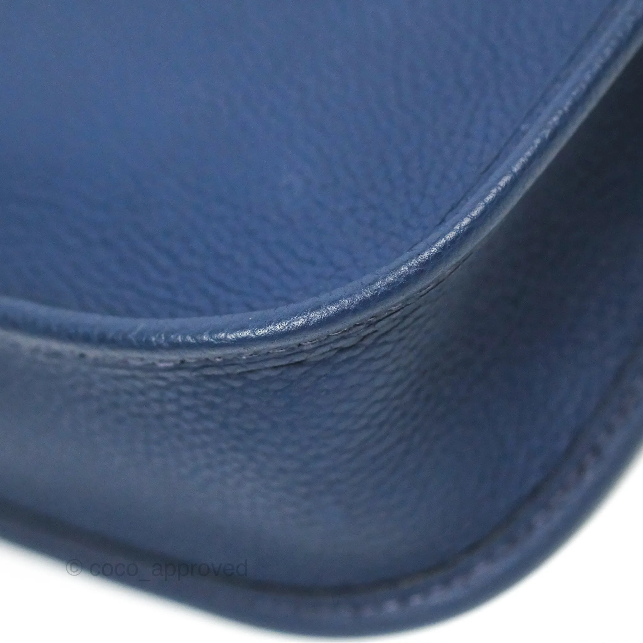 Herms Mini Evelyne 16 Amazone Bleu Saphir/ Bleu Indigo Gold Hardware