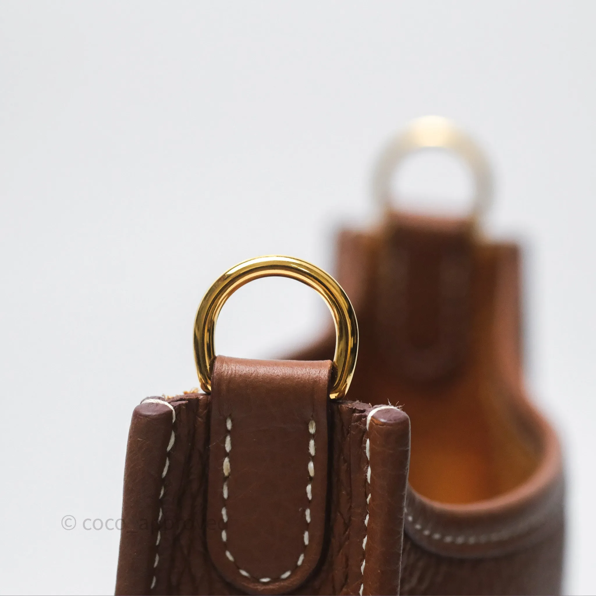 Herms Mini Evelyne 16 Amazone Gold 37 Clemence Gold Hardware