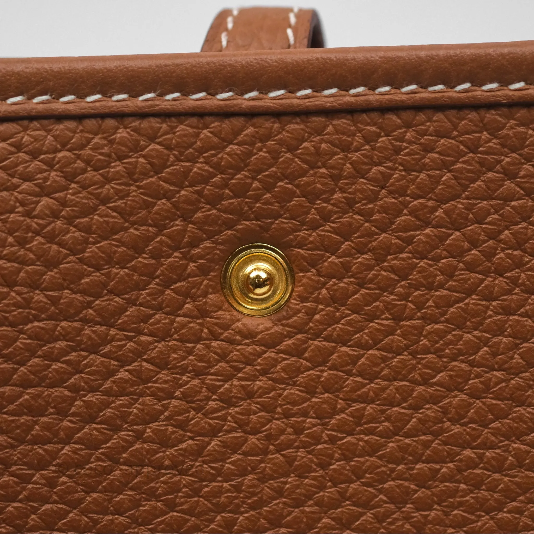 Herms Mini Evelyne 16 Amazone Gold 37 Clemence Gold Hardware