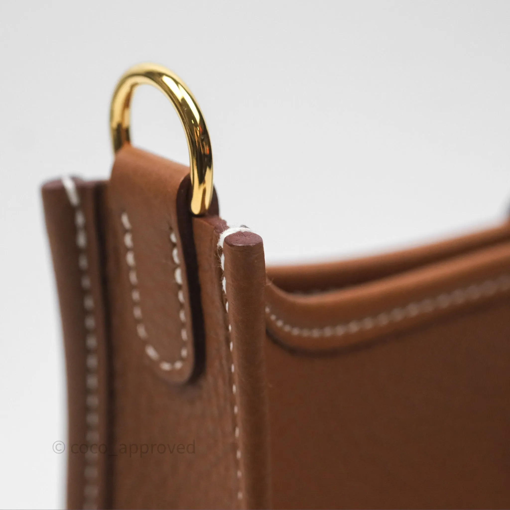 Herms Mini Evelyne 16 Amazone Gold 37 Clemence Gold Hardware