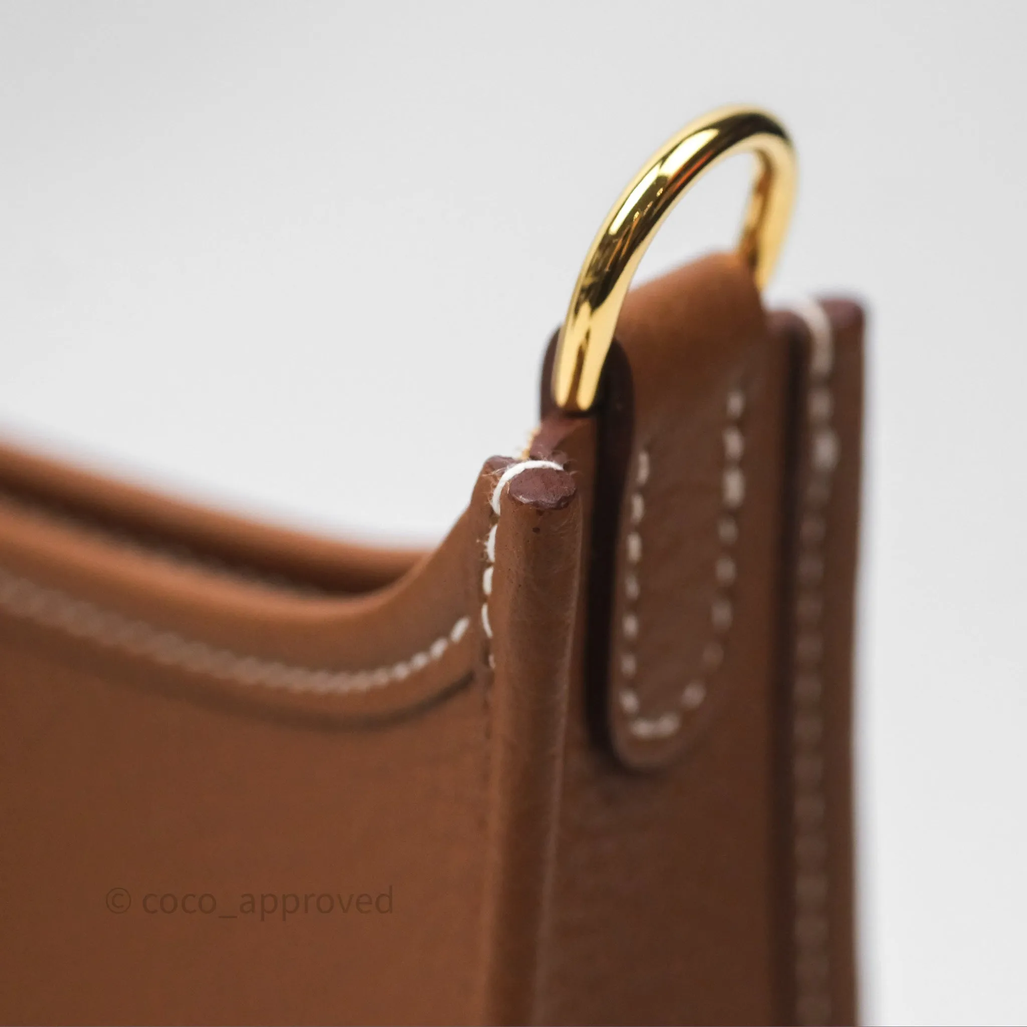 Herms Mini Evelyne 16 Amazone Gold 37 Clemence Gold Hardware