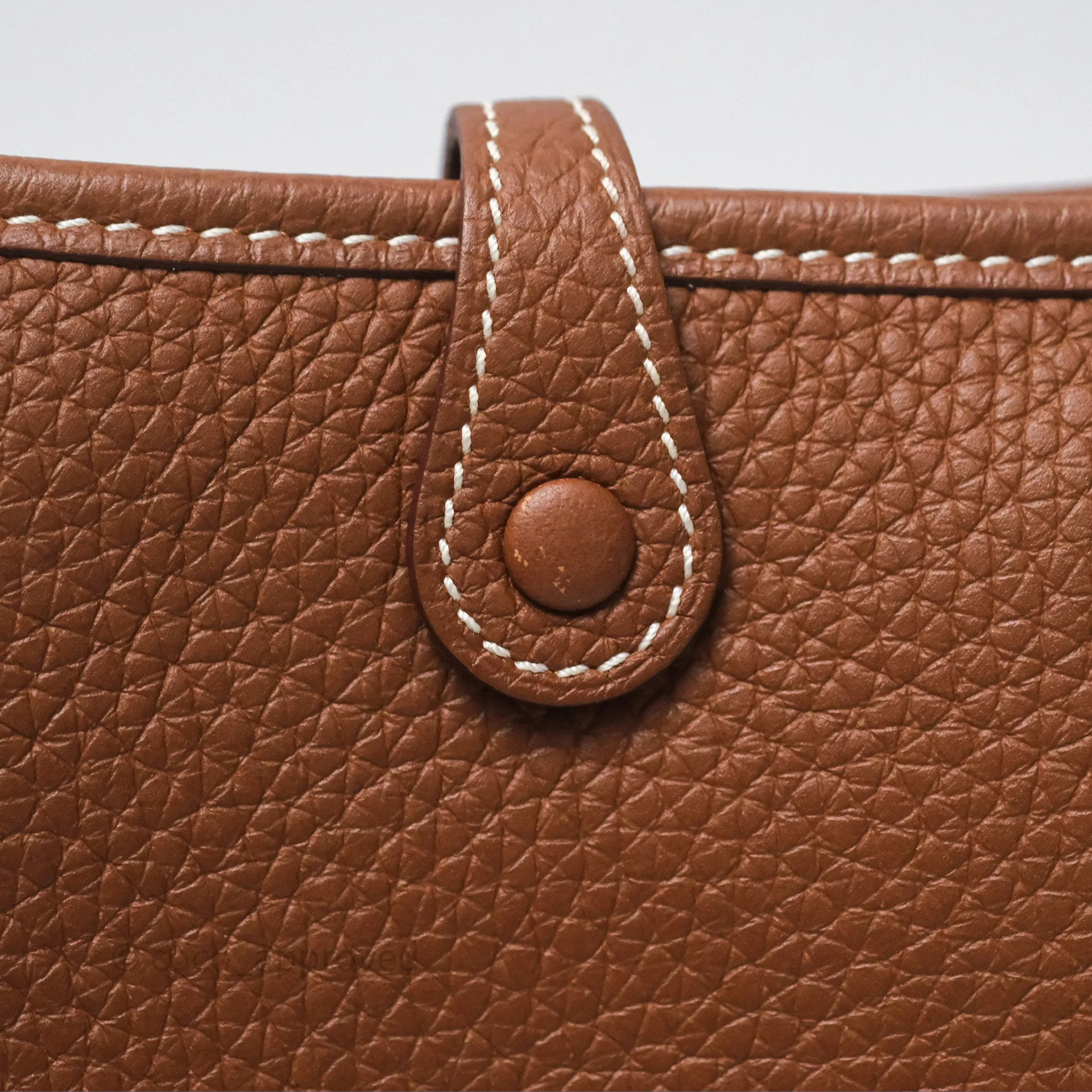 Herms Mini Evelyne 16 Amazone Gold 37 Clemence Gold Hardware