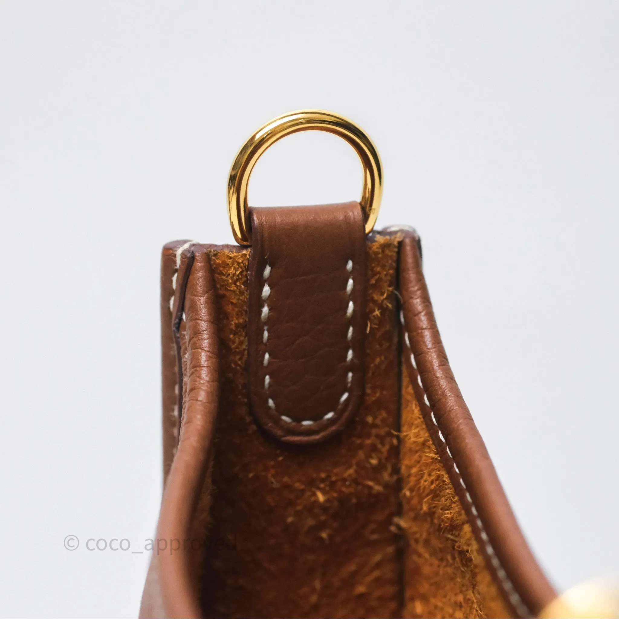 Herms Mini Evelyne 16 Amazone Gold 37 Clemence Gold Hardware