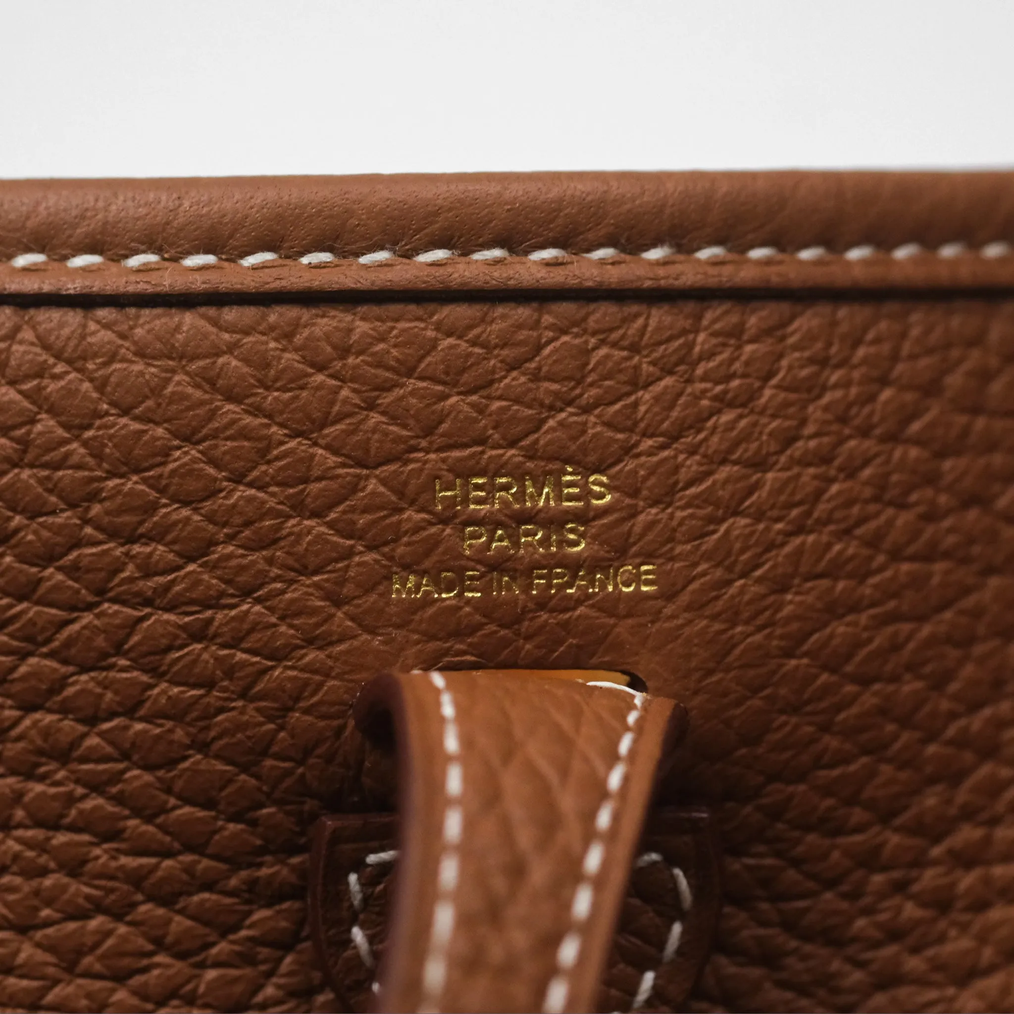 Herms Mini Evelyne 16 Amazone Gold 37 Clemence Gold Hardware
