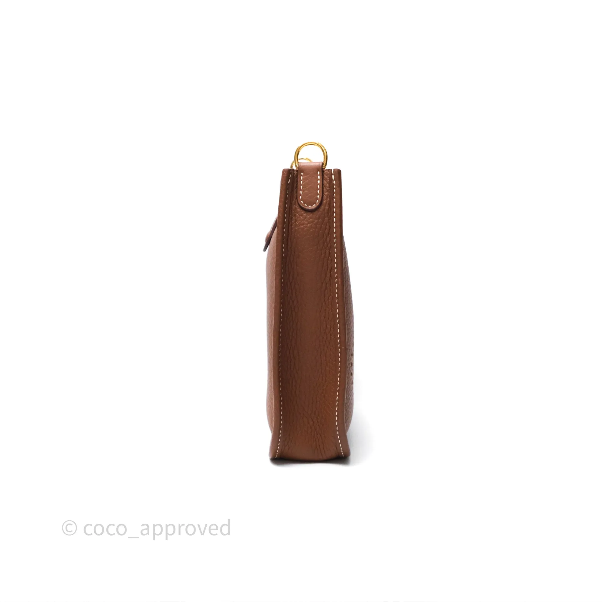 Herms Mini Evelyne 16 Amazone Gold 37 Clemence Gold Hardware
