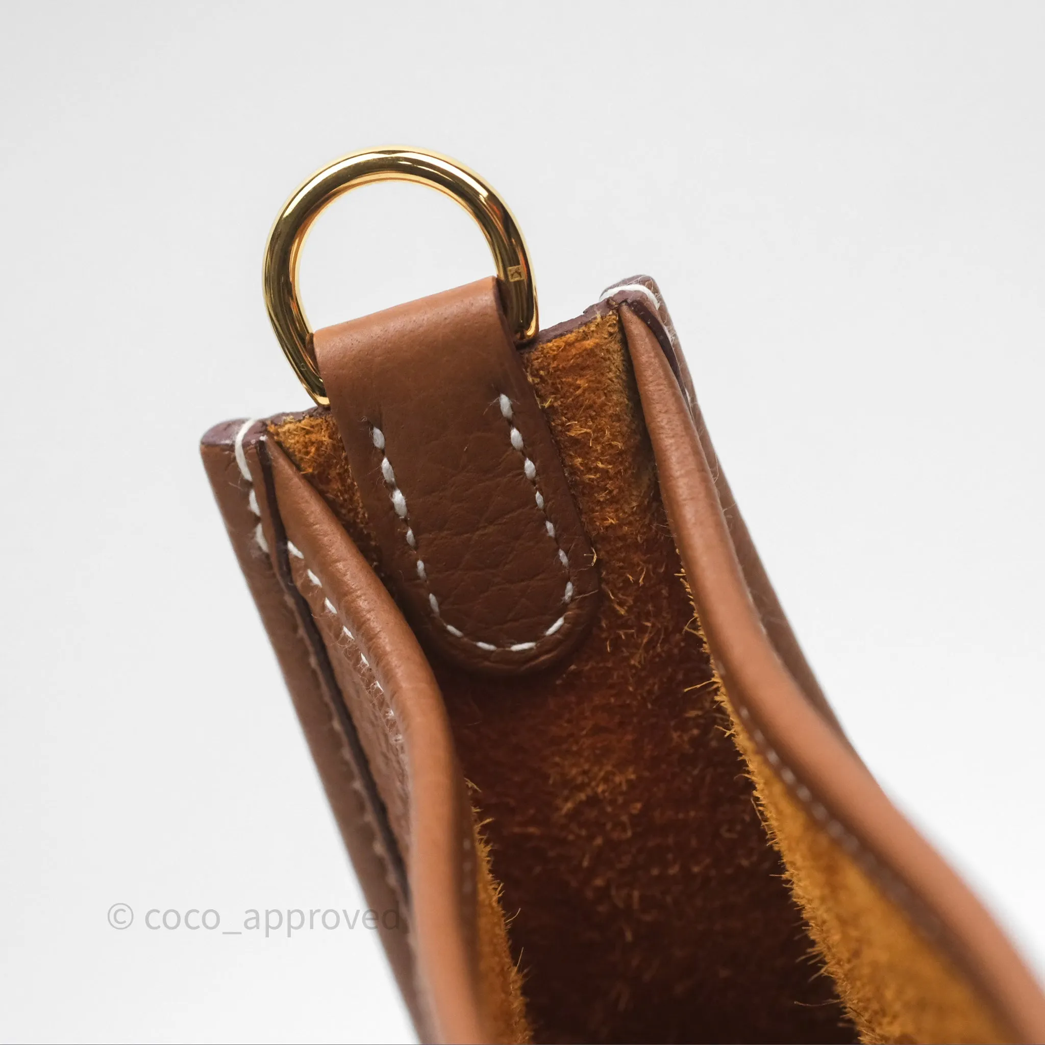 Herms Mini Evelyne 16 Amazone Gold 37 Clemence Gold Hardware