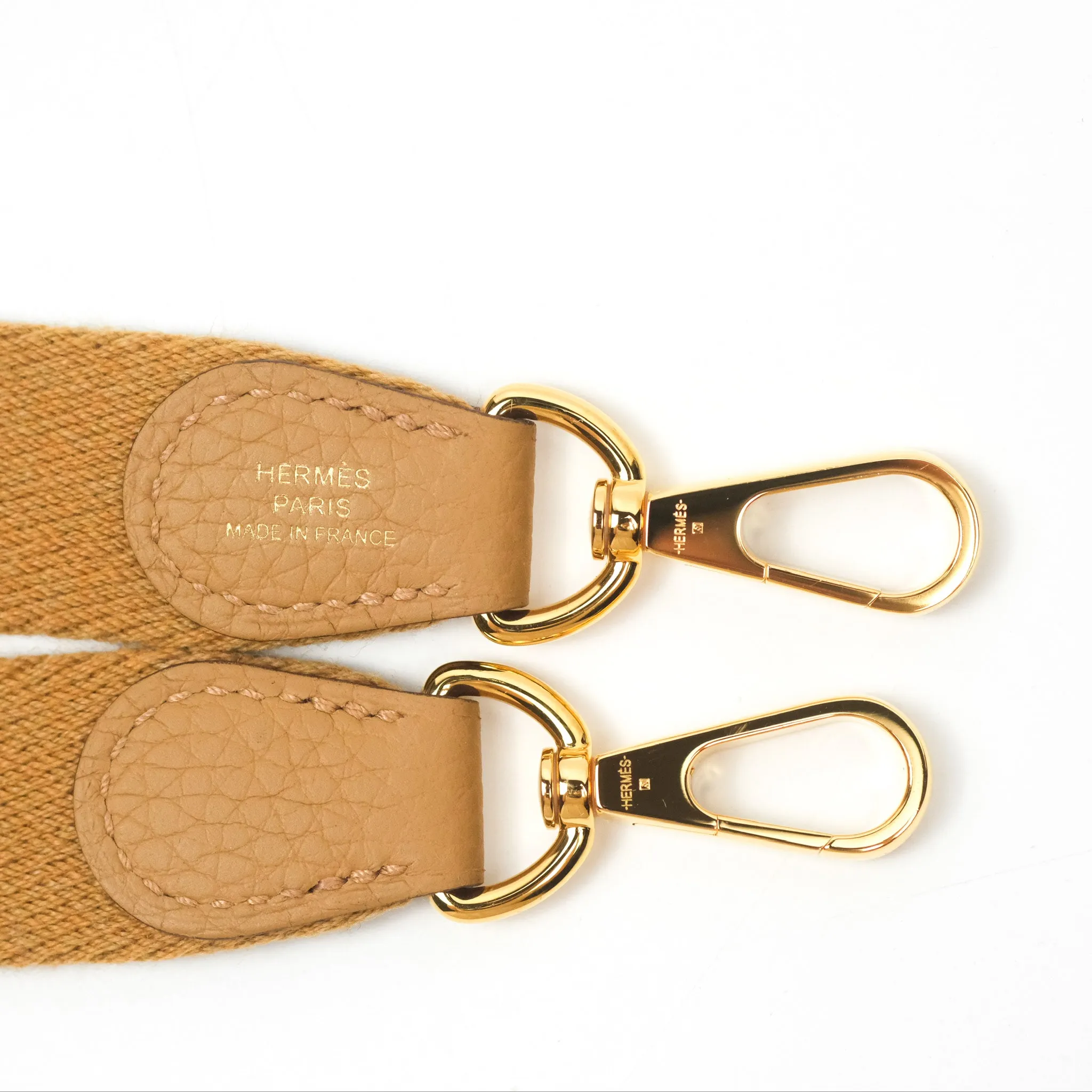 Herms Mini Evelyne 16 Biscuit 48 Clemence Gold Hardware