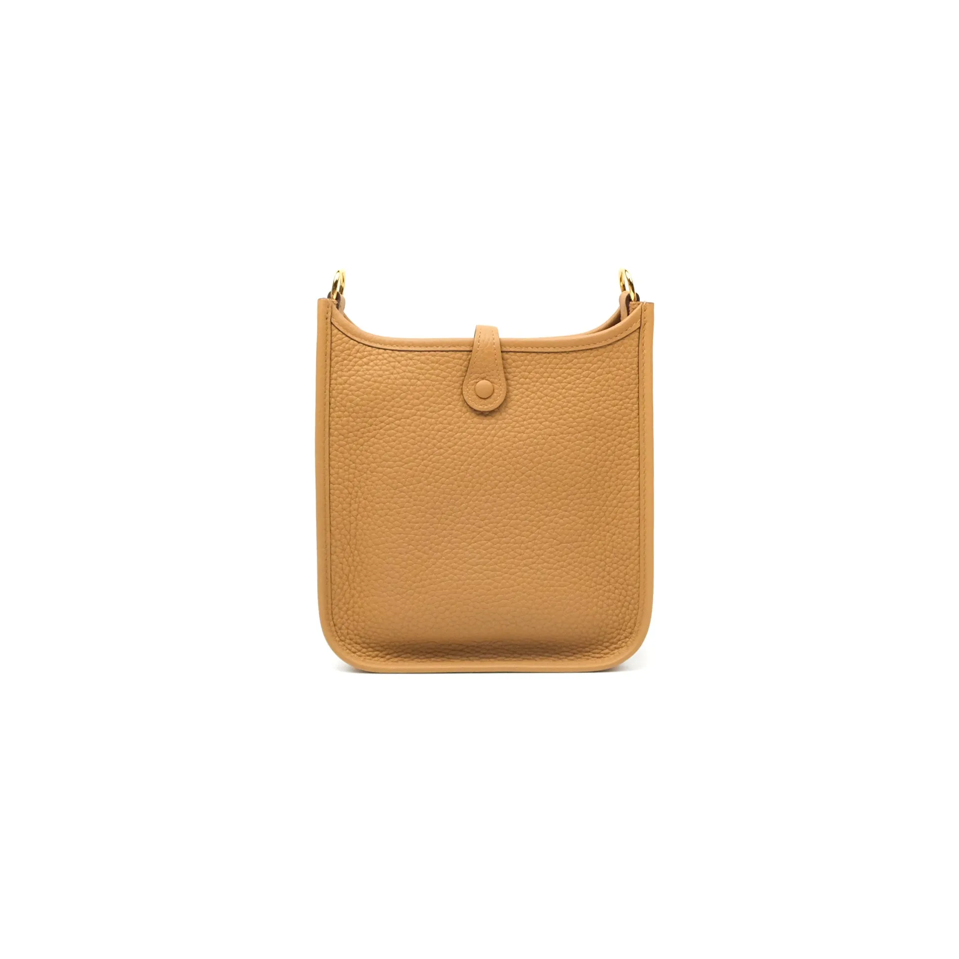 Herms Mini Evelyne 16 Biscuit 48 Clemence Gold Hardware