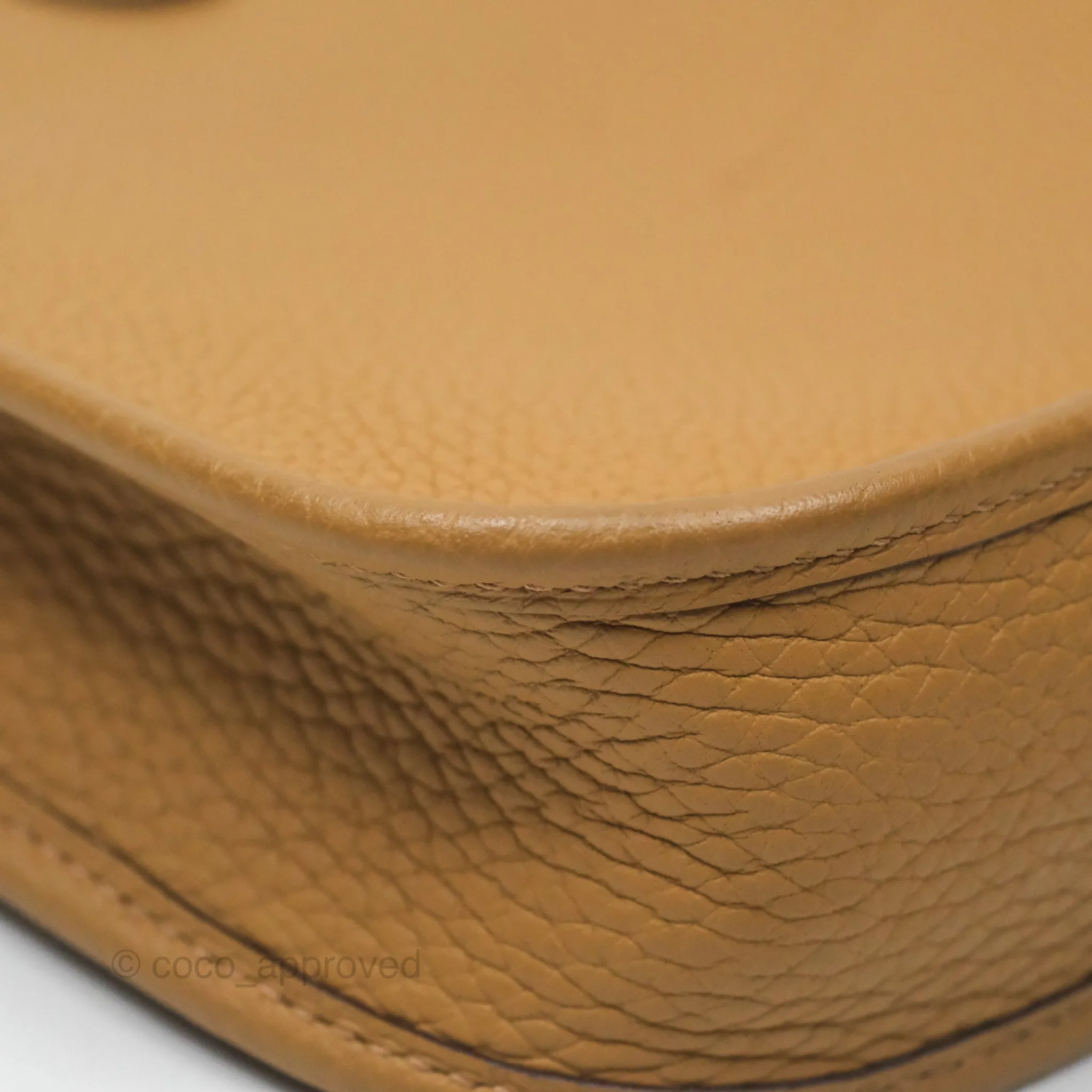 Herms Mini Evelyne 16 Biscuit 48 Clemence Gold Hardware