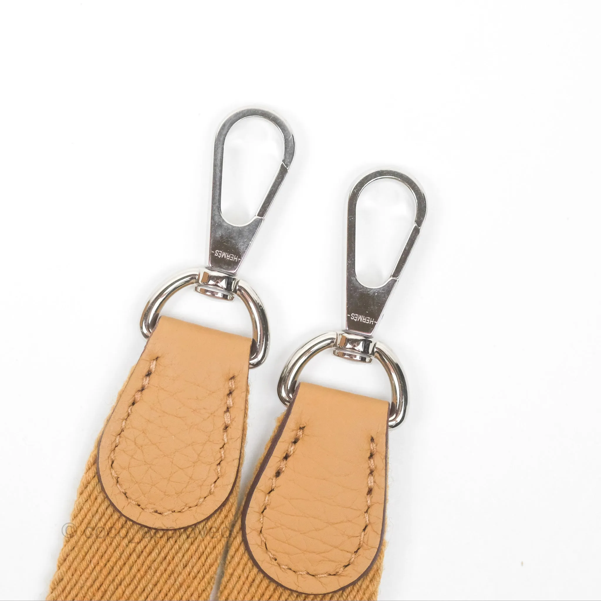 Herms Mini Evelyne 16 Biscuit 48 Clemence Palladium Hardware