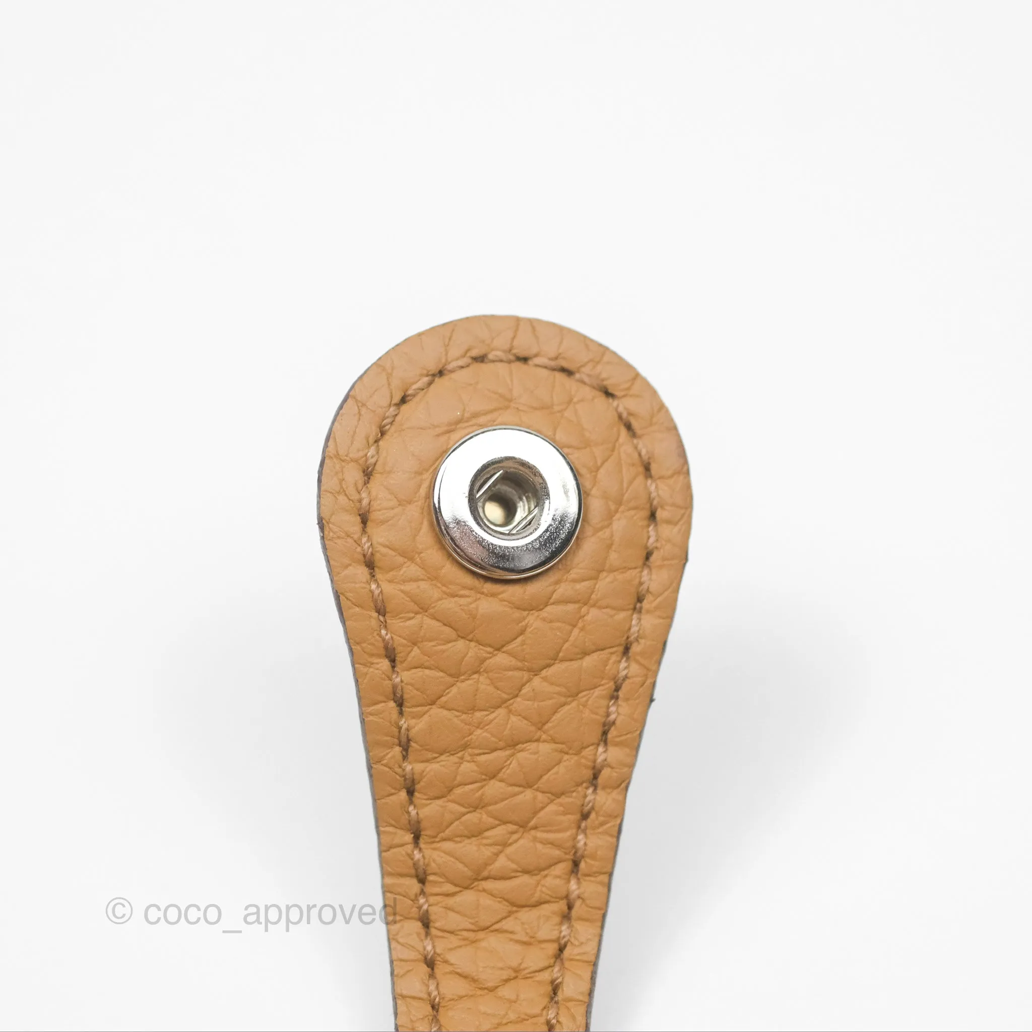 Herms Mini Evelyne 16 Biscuit 48 Clemence Palladium Hardware