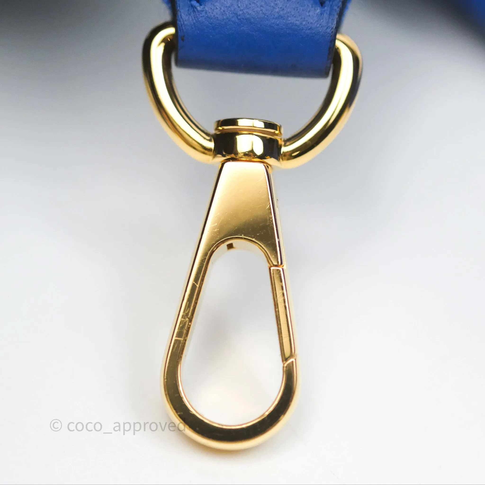 Herms Mini Evelyne 16 Bleu Royal O8 Clemence Gold Hardware