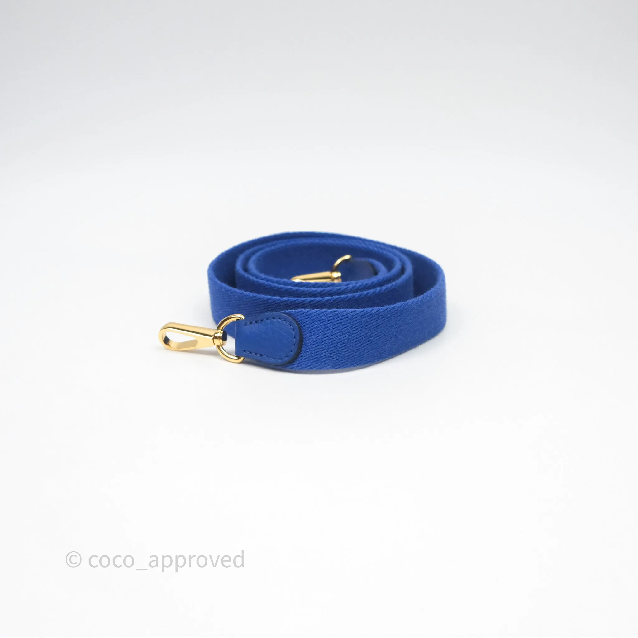 Herms Mini Evelyne 16 Bleu Royal O8 Clemence Gold Hardware