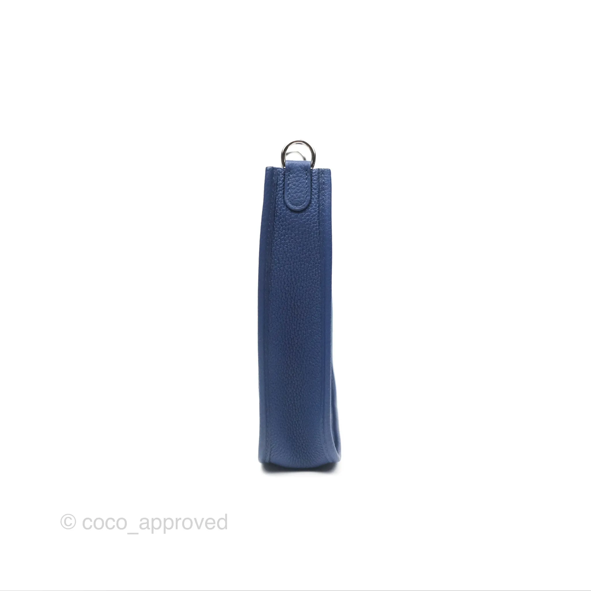 Herms Mini Evelyne 16 Bleu Saphir/ Bleu Indigo TM Palladium Hardware