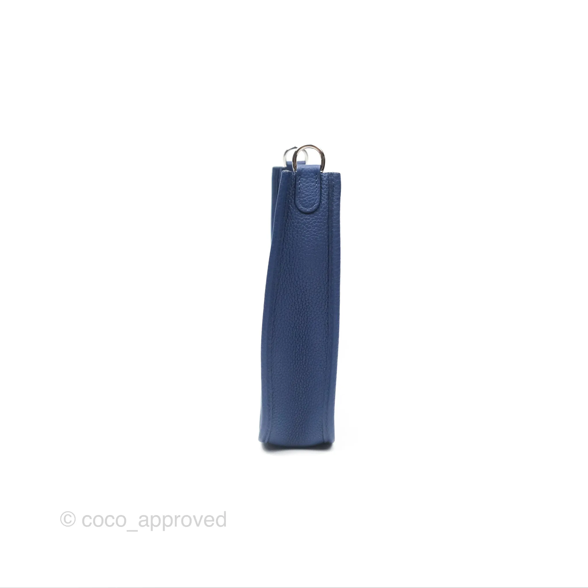 Herms Mini Evelyne 16 Bleu Saphir/ Bleu Indigo TM Palladium Hardware