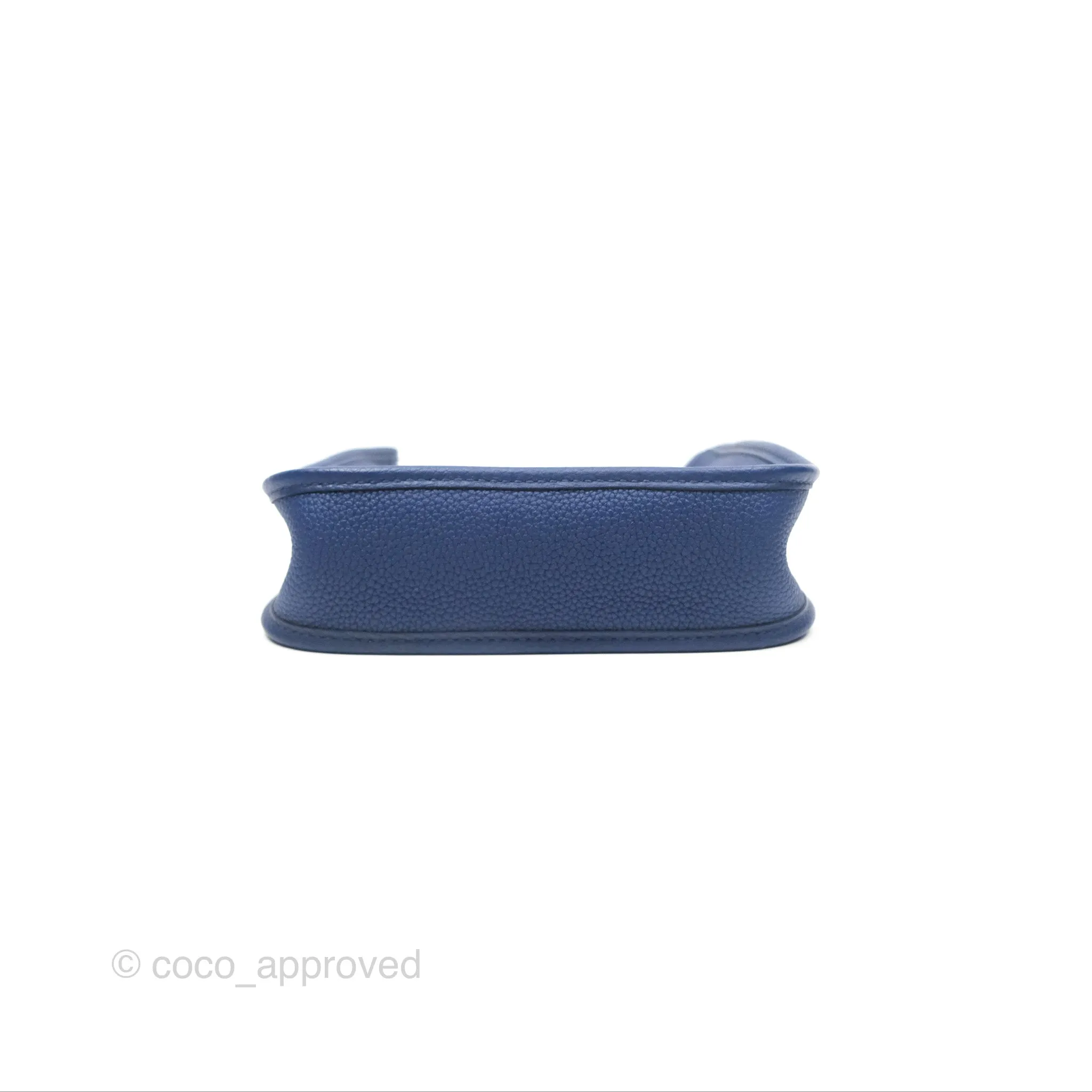 Herms Mini Evelyne 16 Bleu Saphir/ Bleu Indigo TM Palladium Hardware