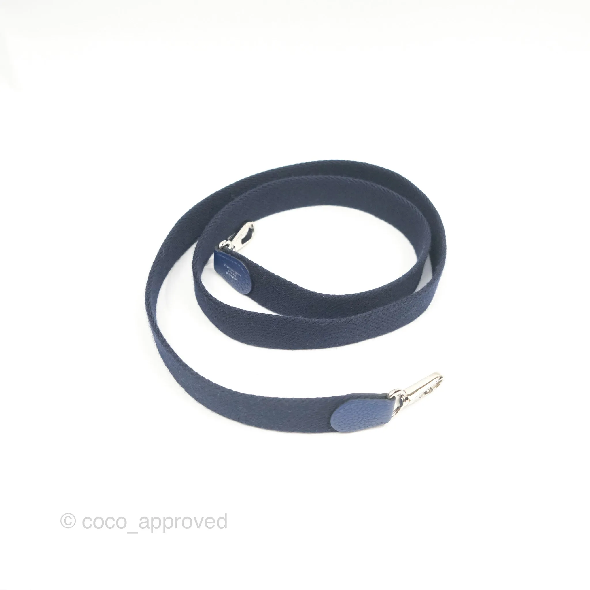 Herms Mini Evelyne 16 Bleu Saphir/ Bleu Indigo TM Palladium Hardware