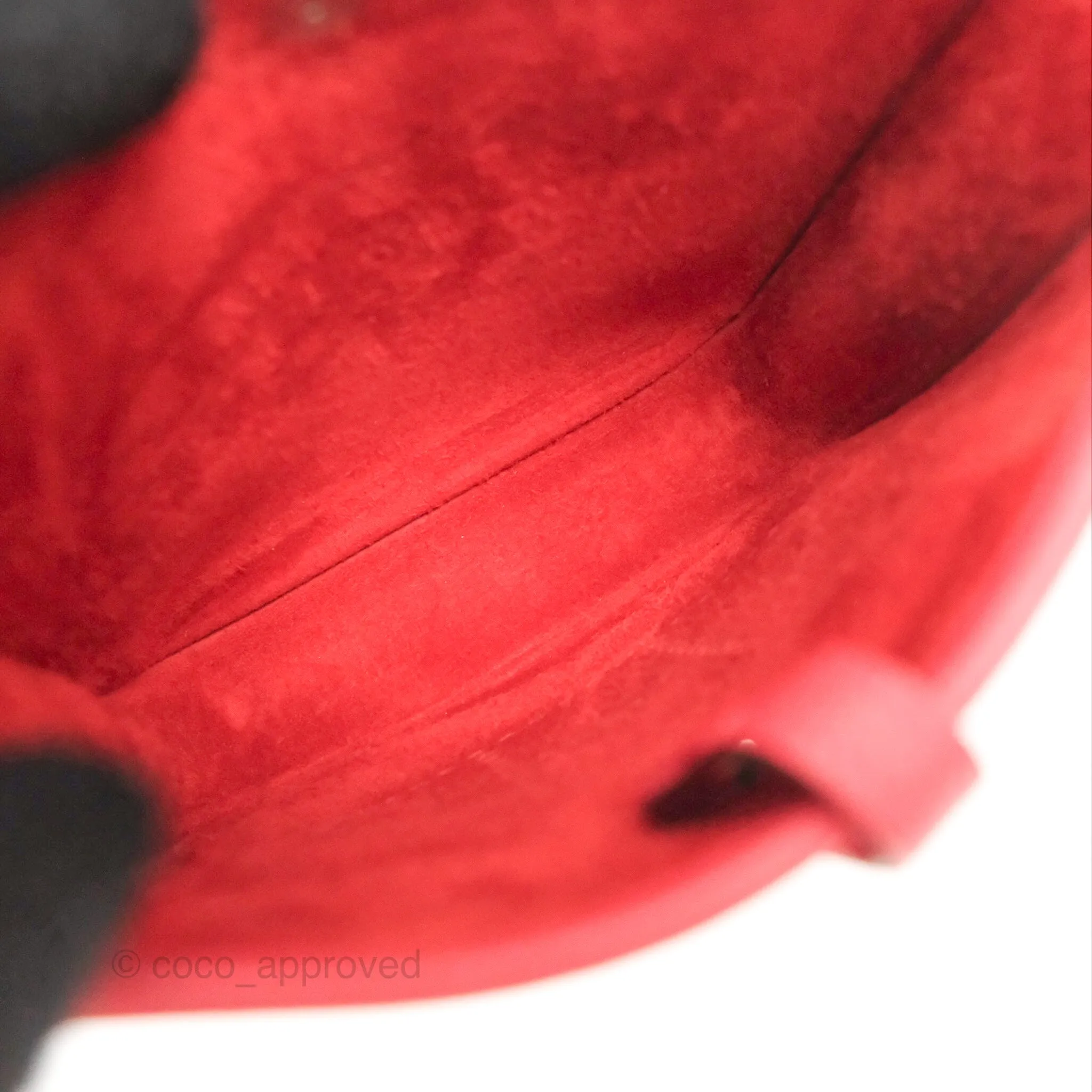 Herms Mini Evelyne 16 Bougainvillier/ Rouge Pivoine TM Palladium Hardware