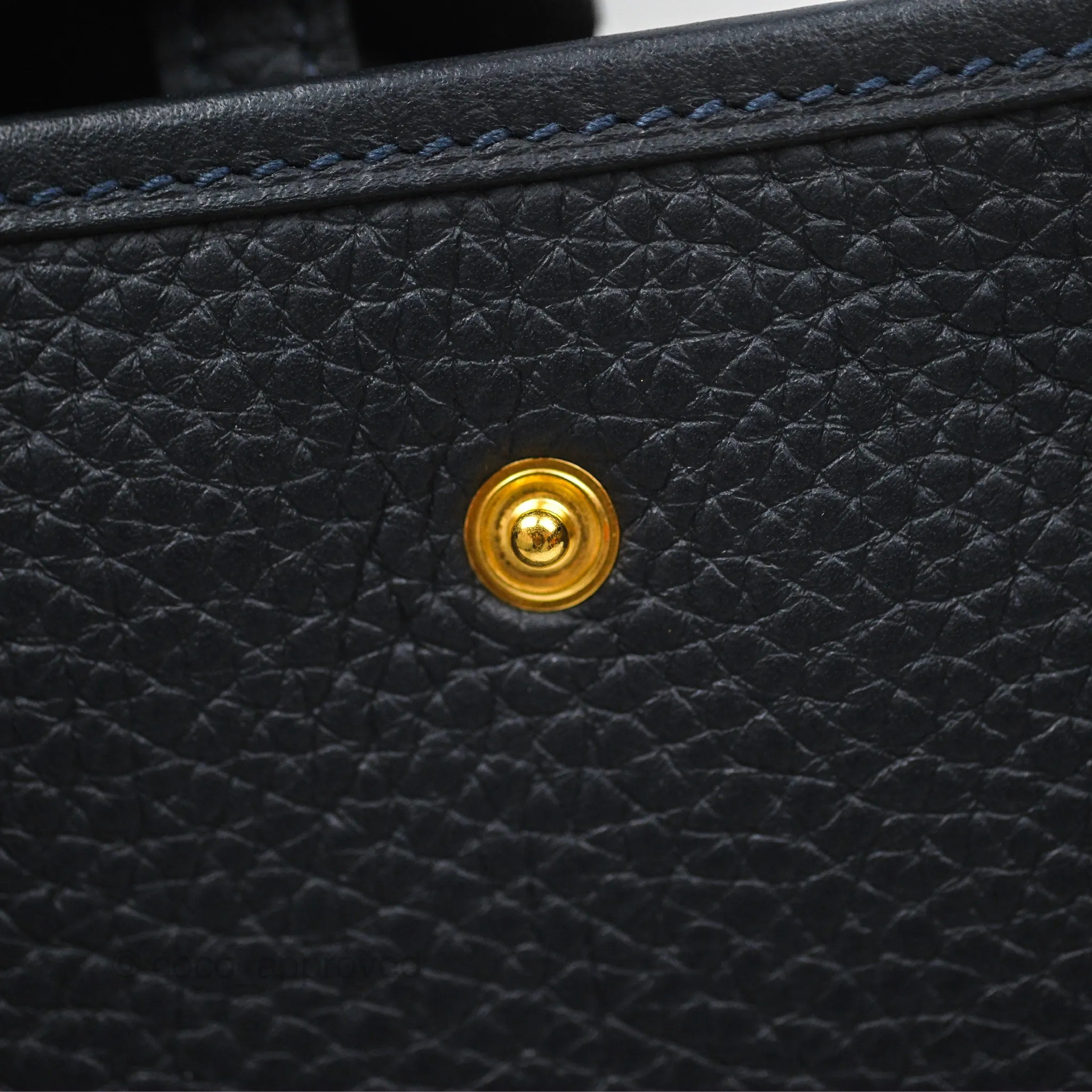 Herms Mini Evelyne 16 Caban 3Y Clemence Gold Hardware