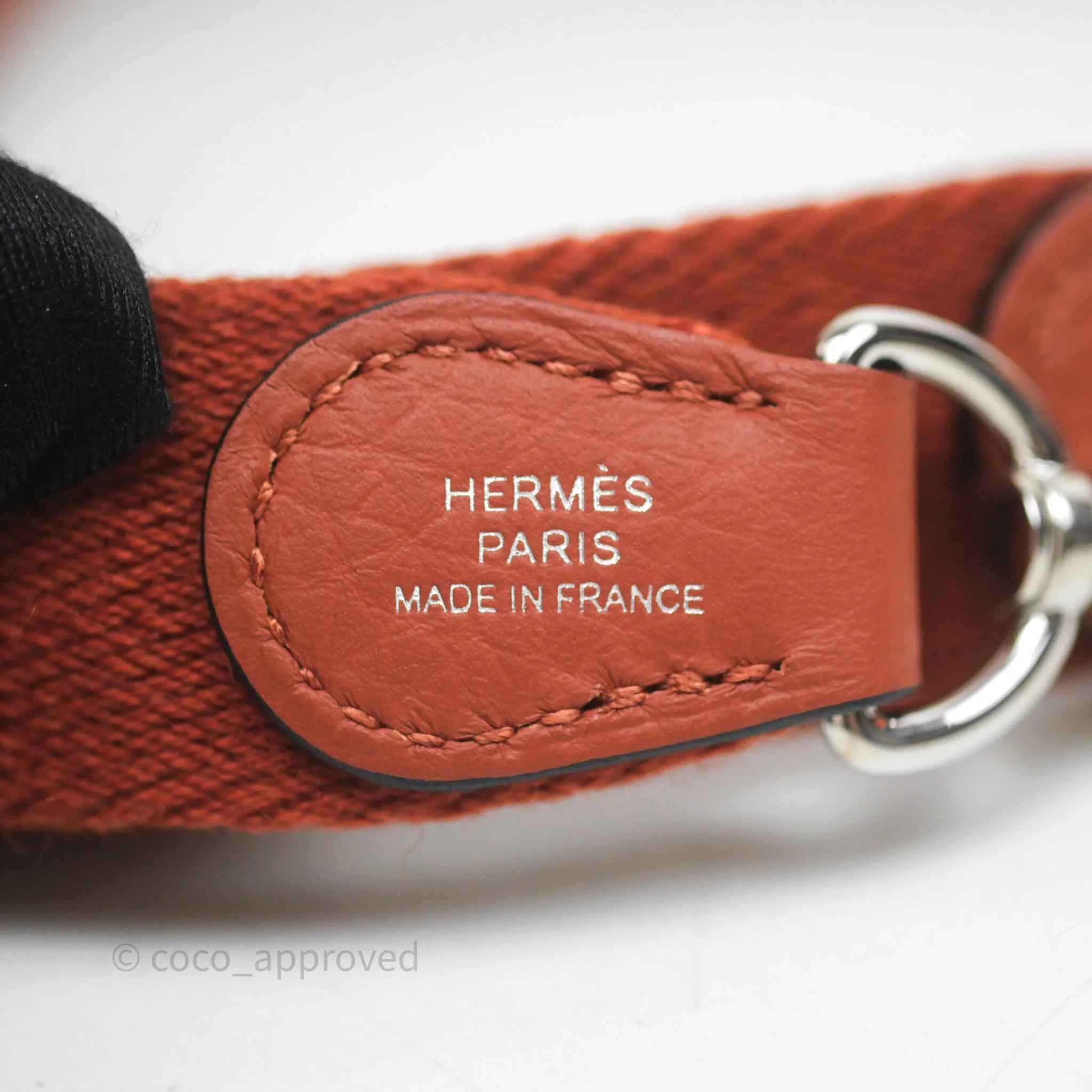 Herms Mini Evelyne 16 Cuivre 6C Clemence Palladium Hardware