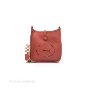 Herms Mini Evelyne 16 Cuivre Clemence Gold Hardware
