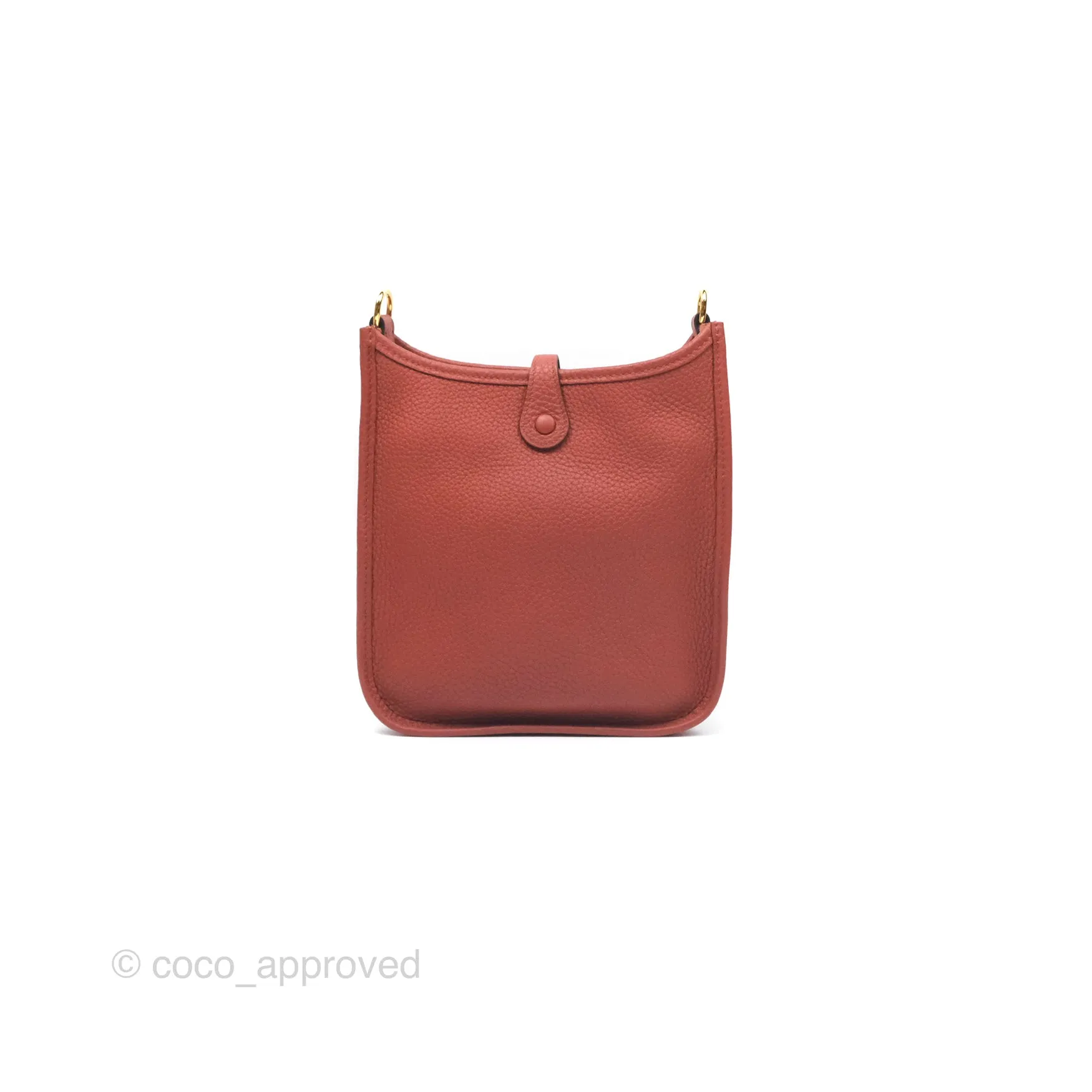 Herms Mini Evelyne 16 Cuivre Clemence Gold Hardware